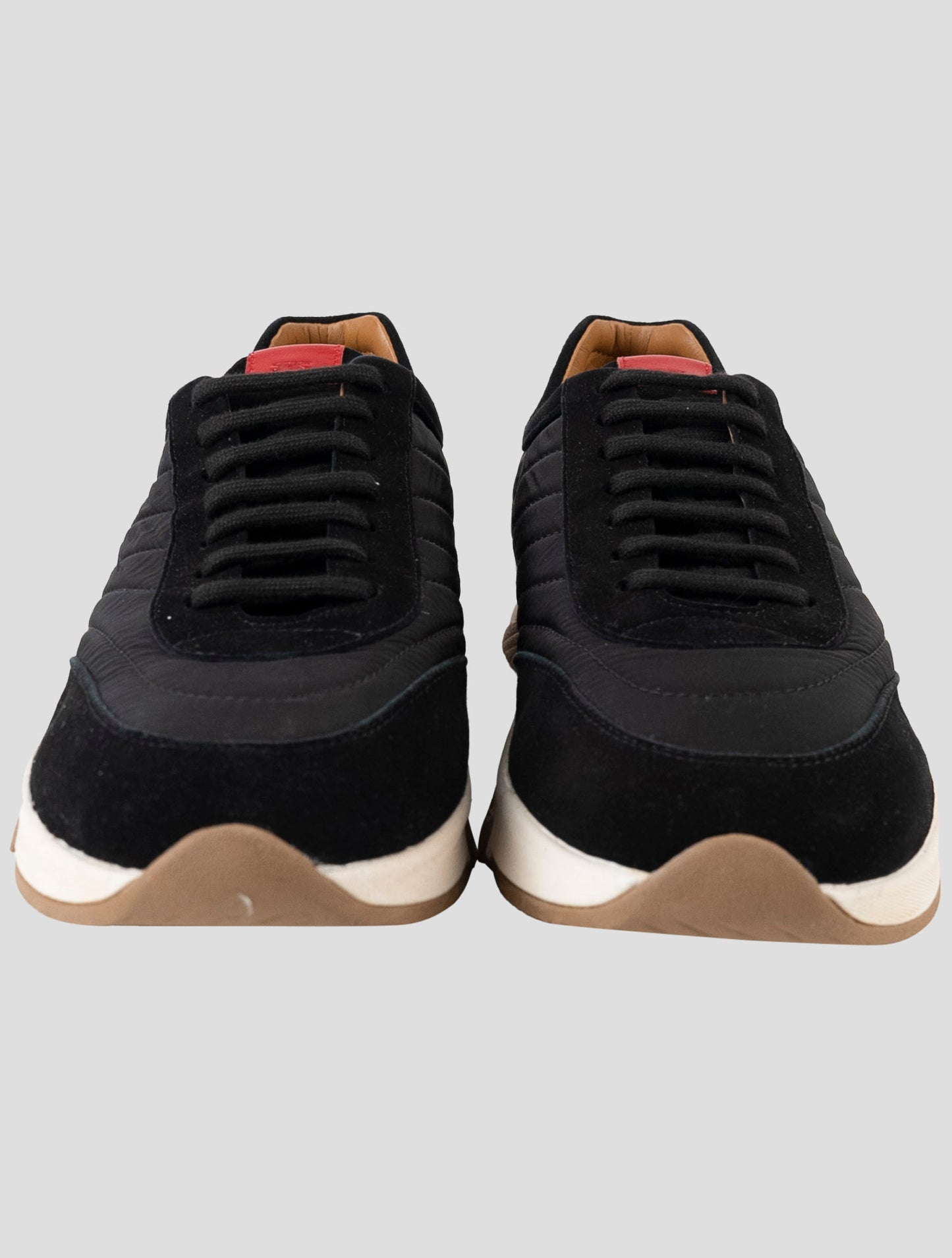 Kiton Black Pa Pu Sneakers