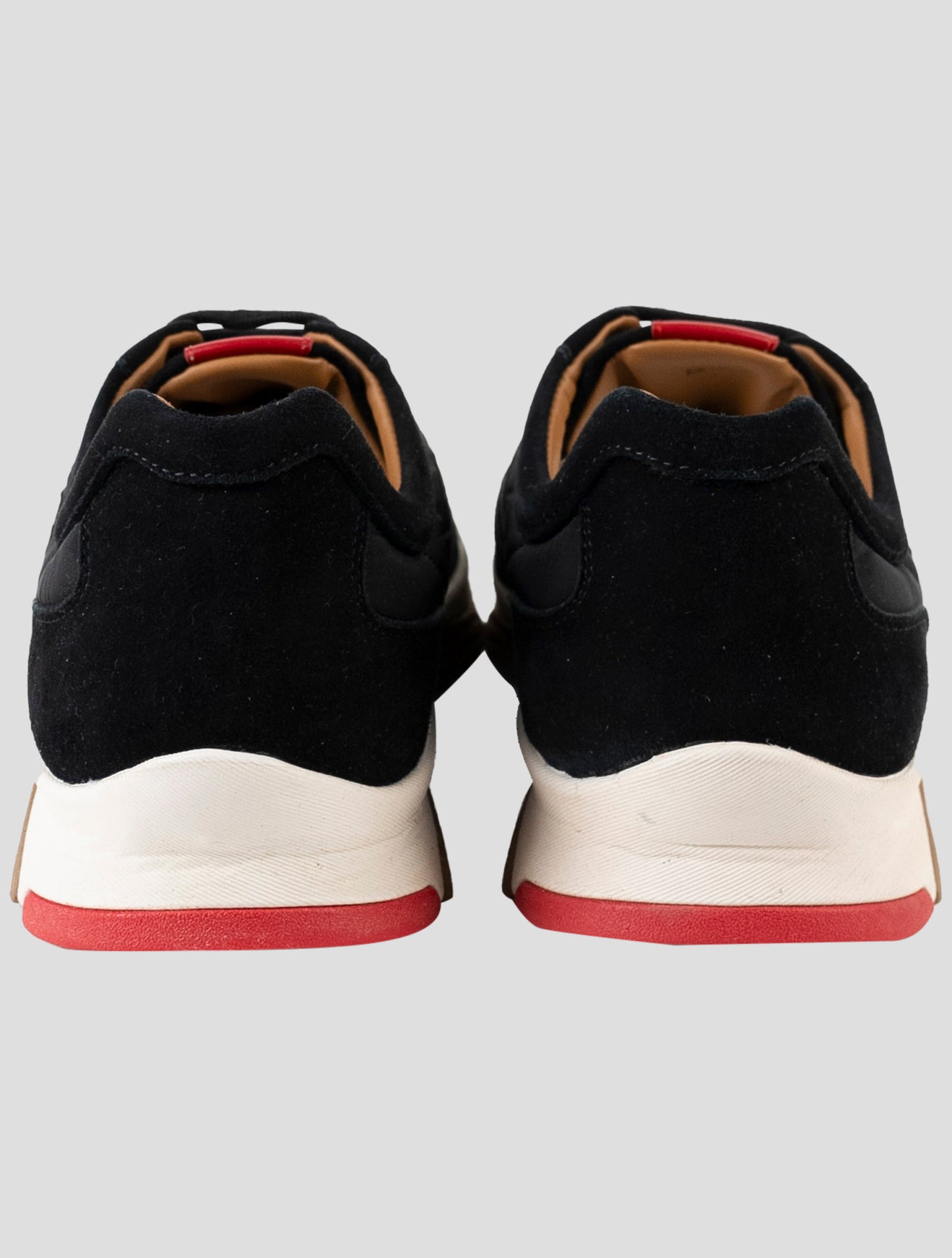 Kiton Black Pa Pu Sneakers