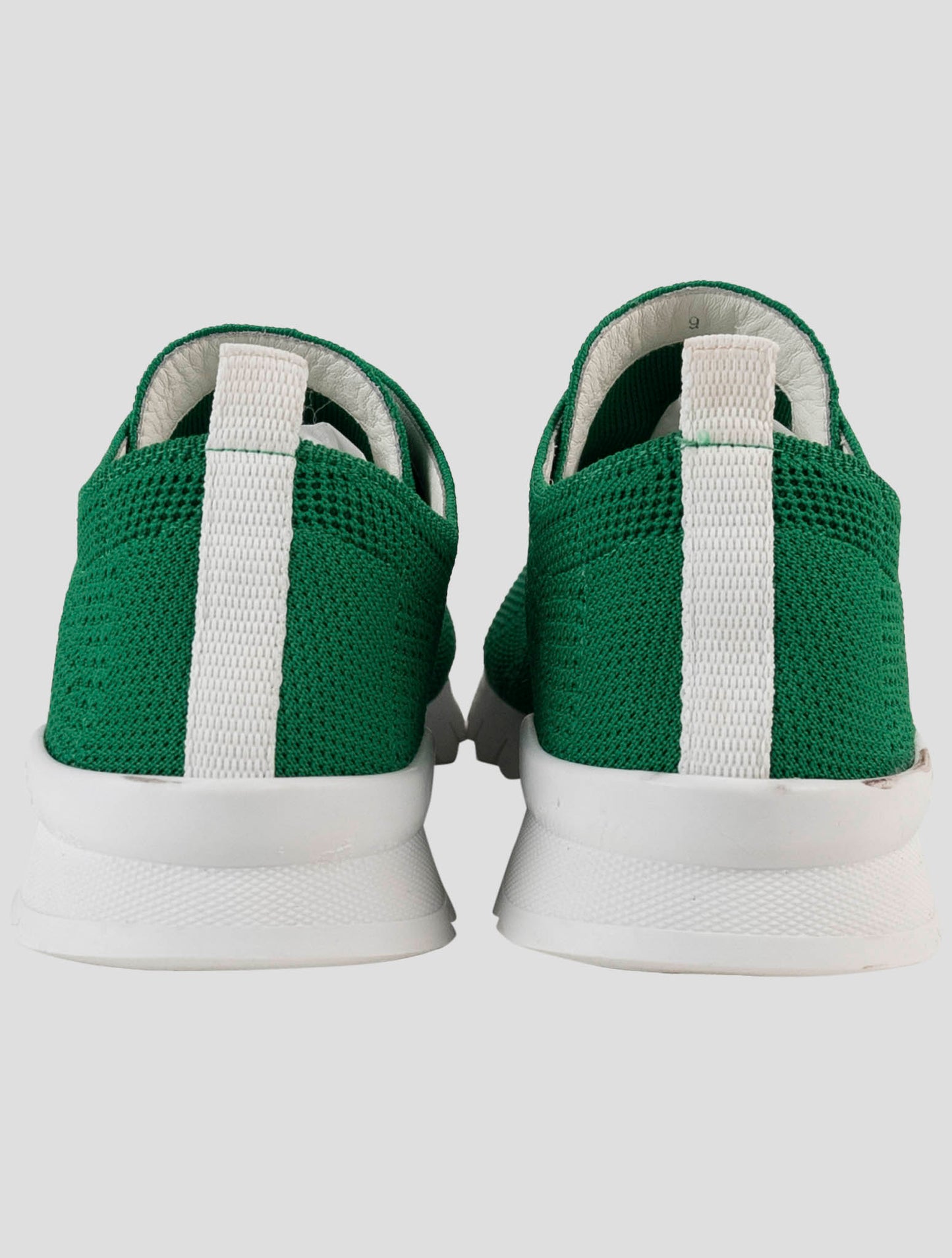 Kiton Green Cotton Ea Sneakers