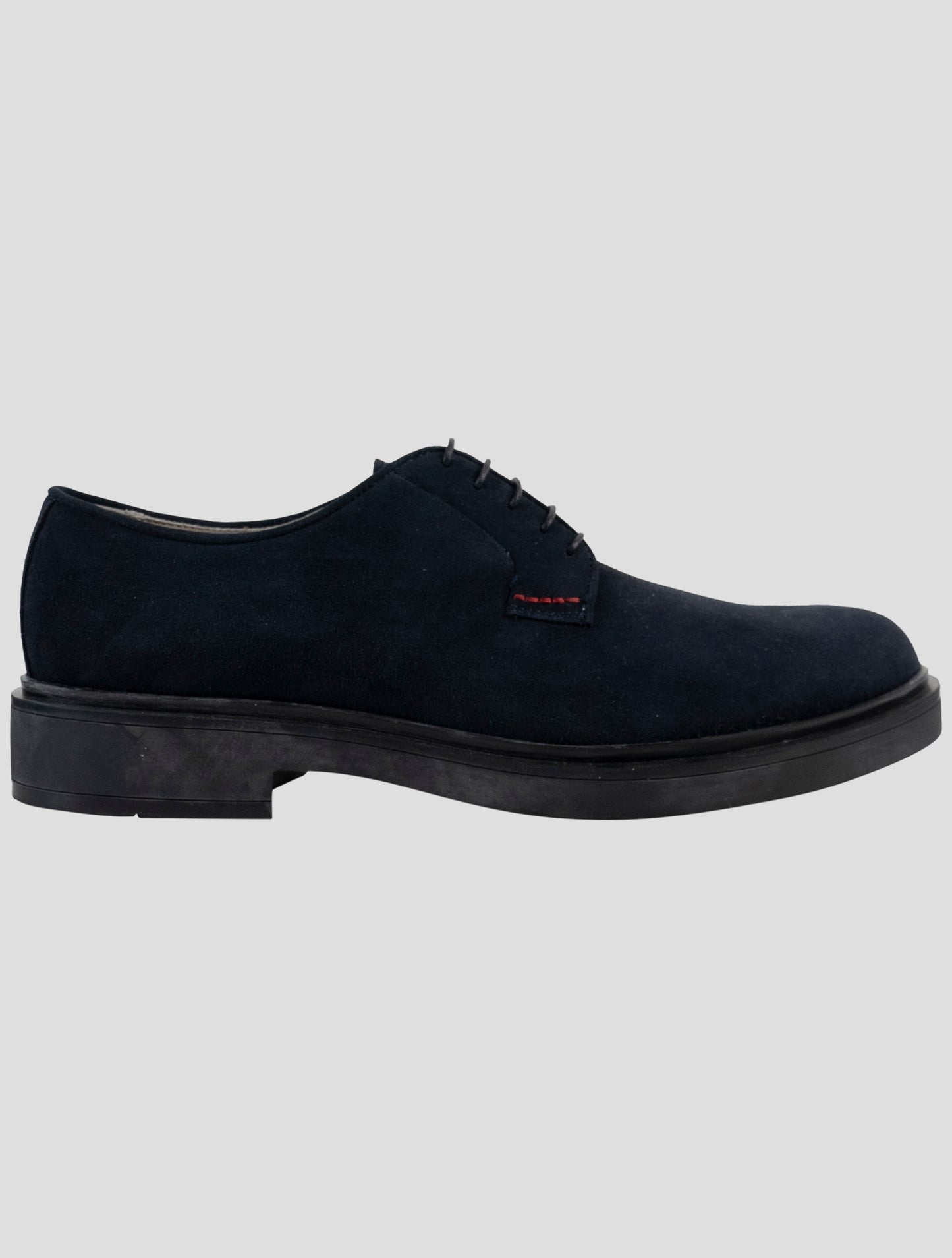 Kiton Blue Leather Suede Dress Shoes