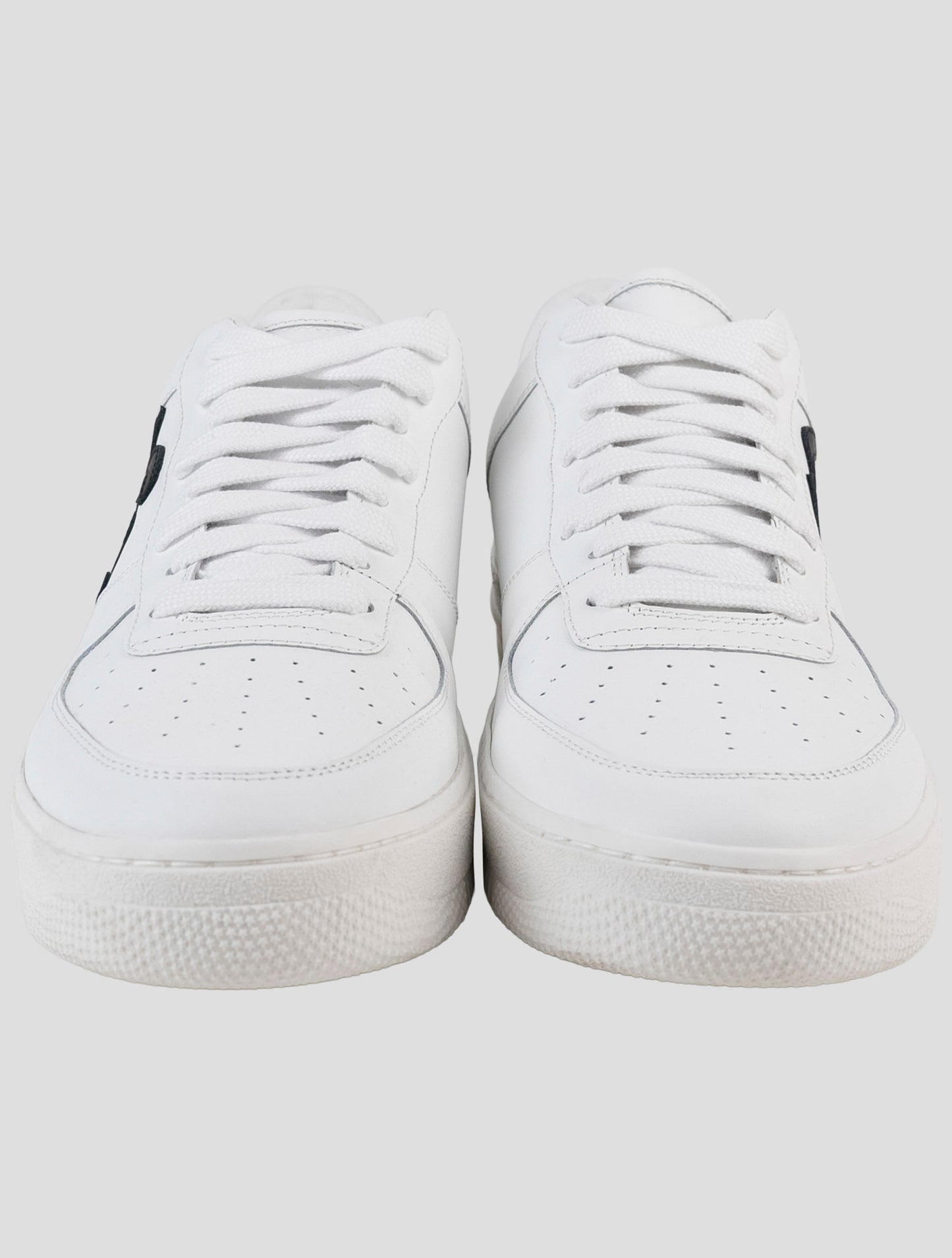 Kiton White Leather Sneakers