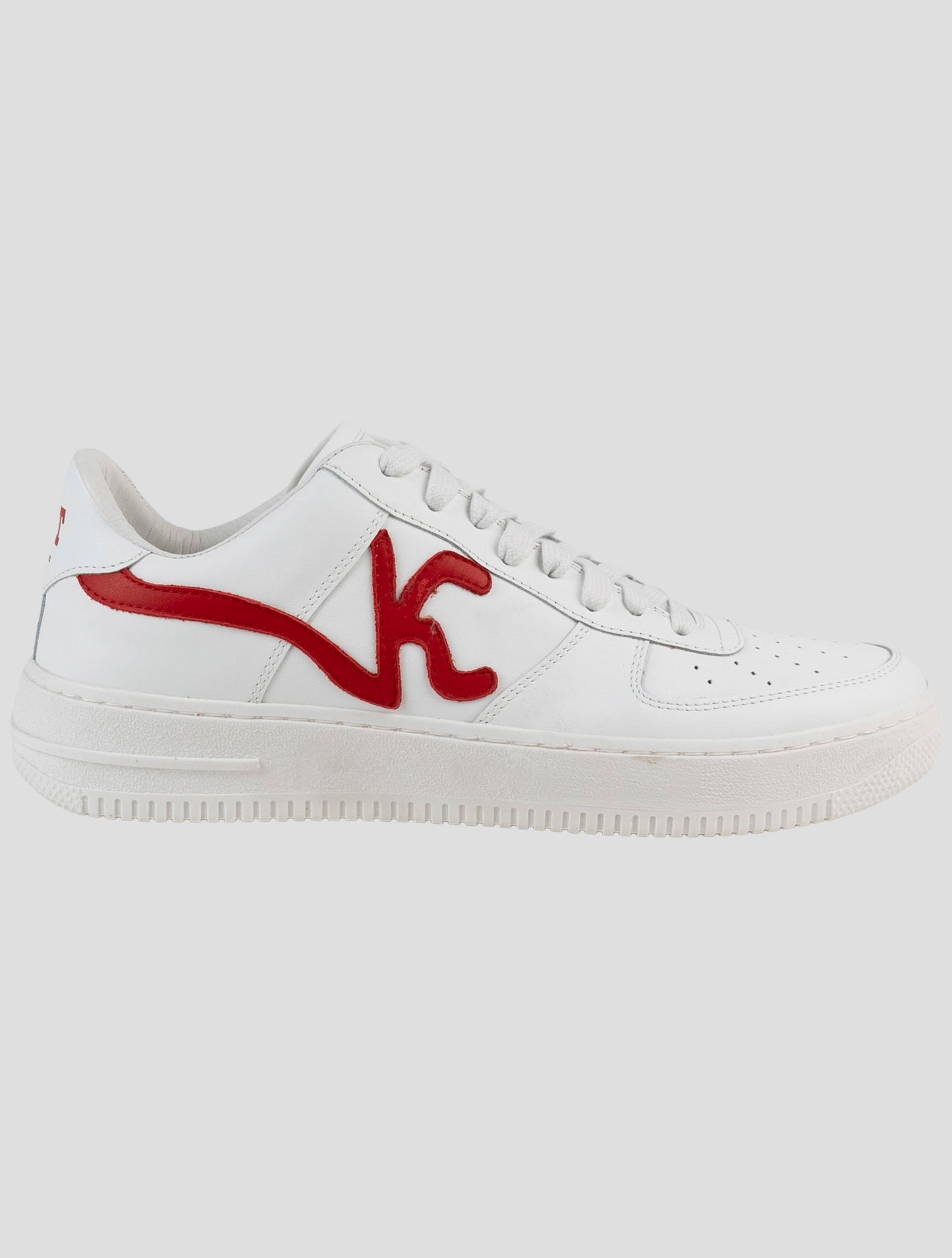 Kiton White Leather Sneakers