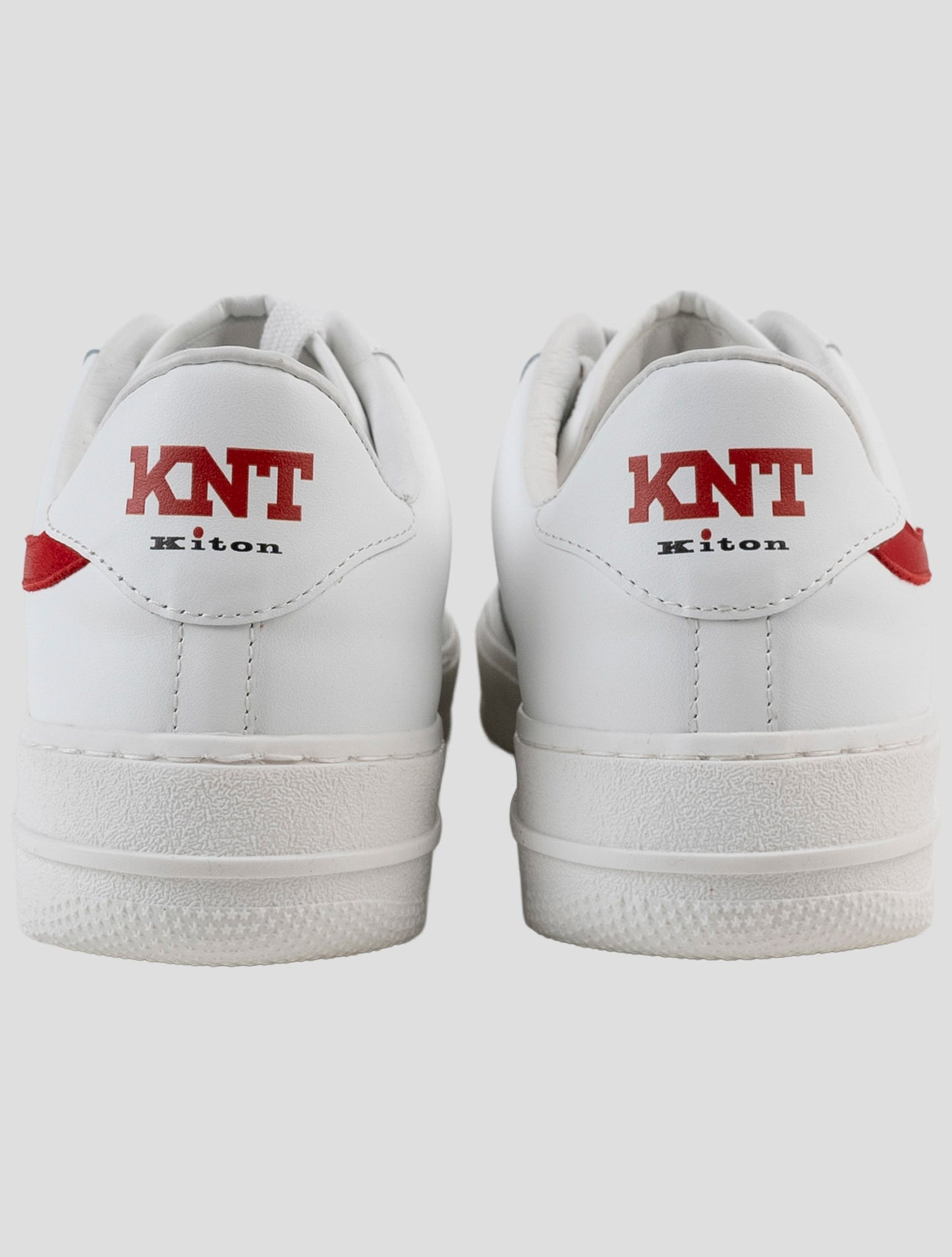 Kiton White Leather Sneakers