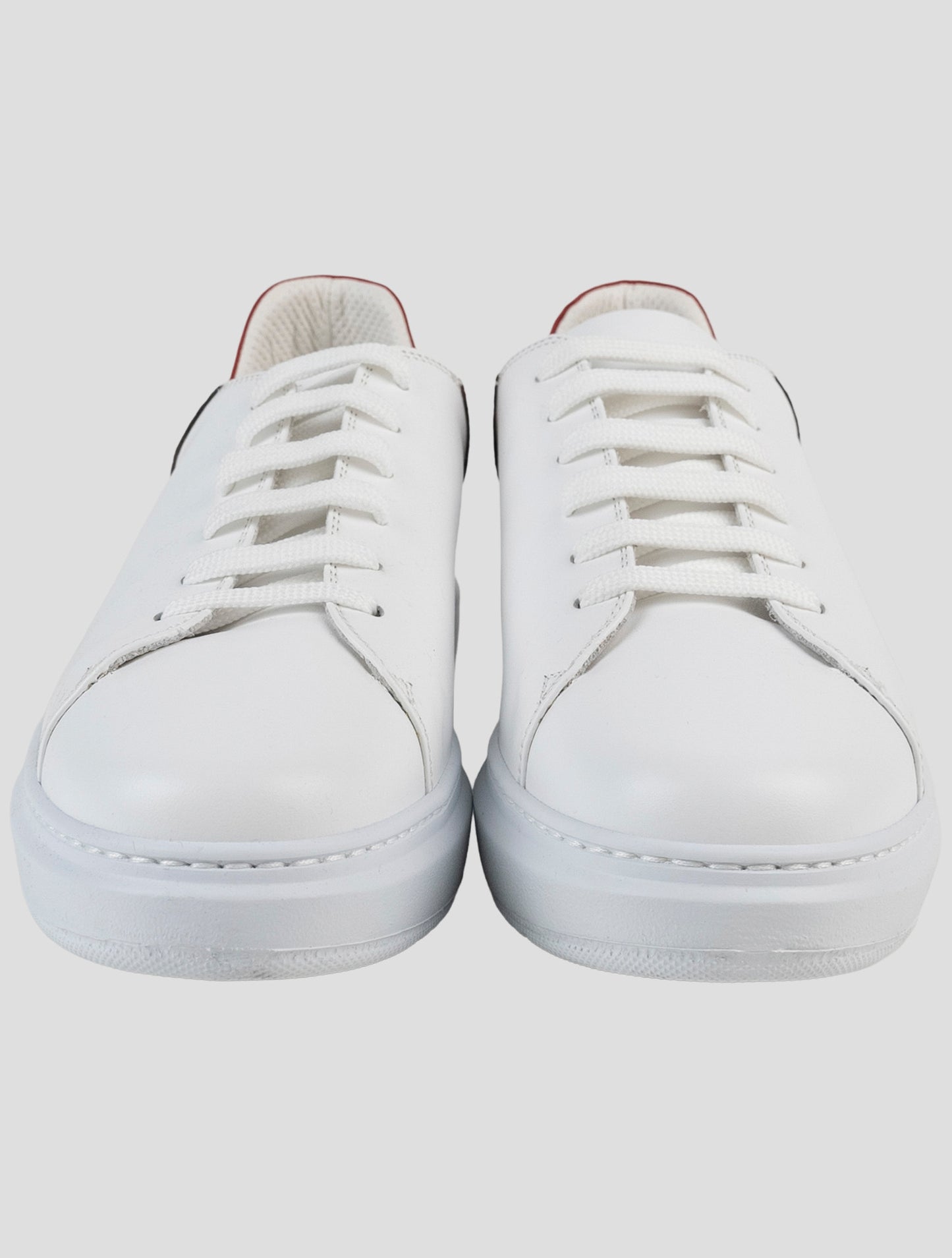 Kiton White Leather Sneakers