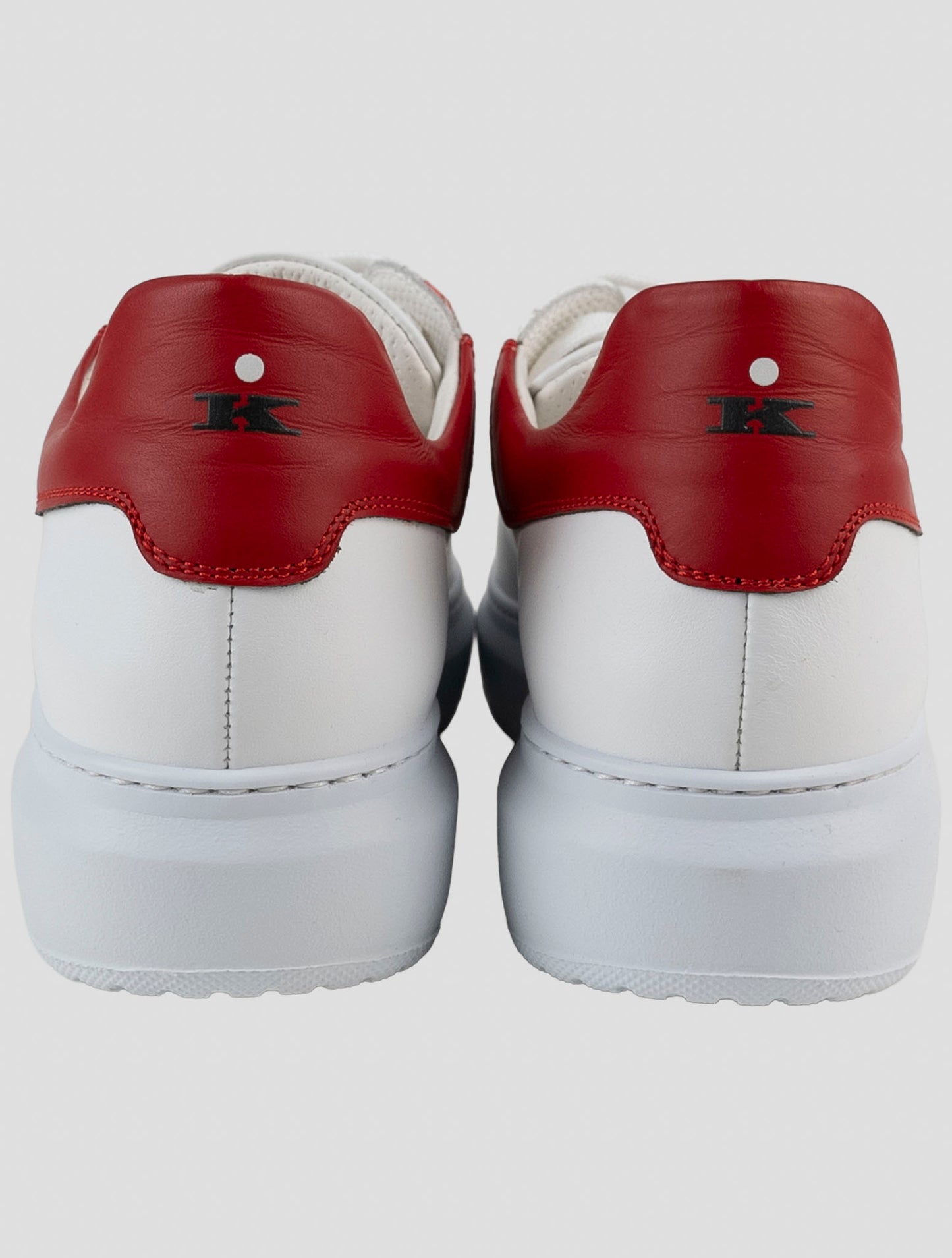 Kiton White Leather Sneakers