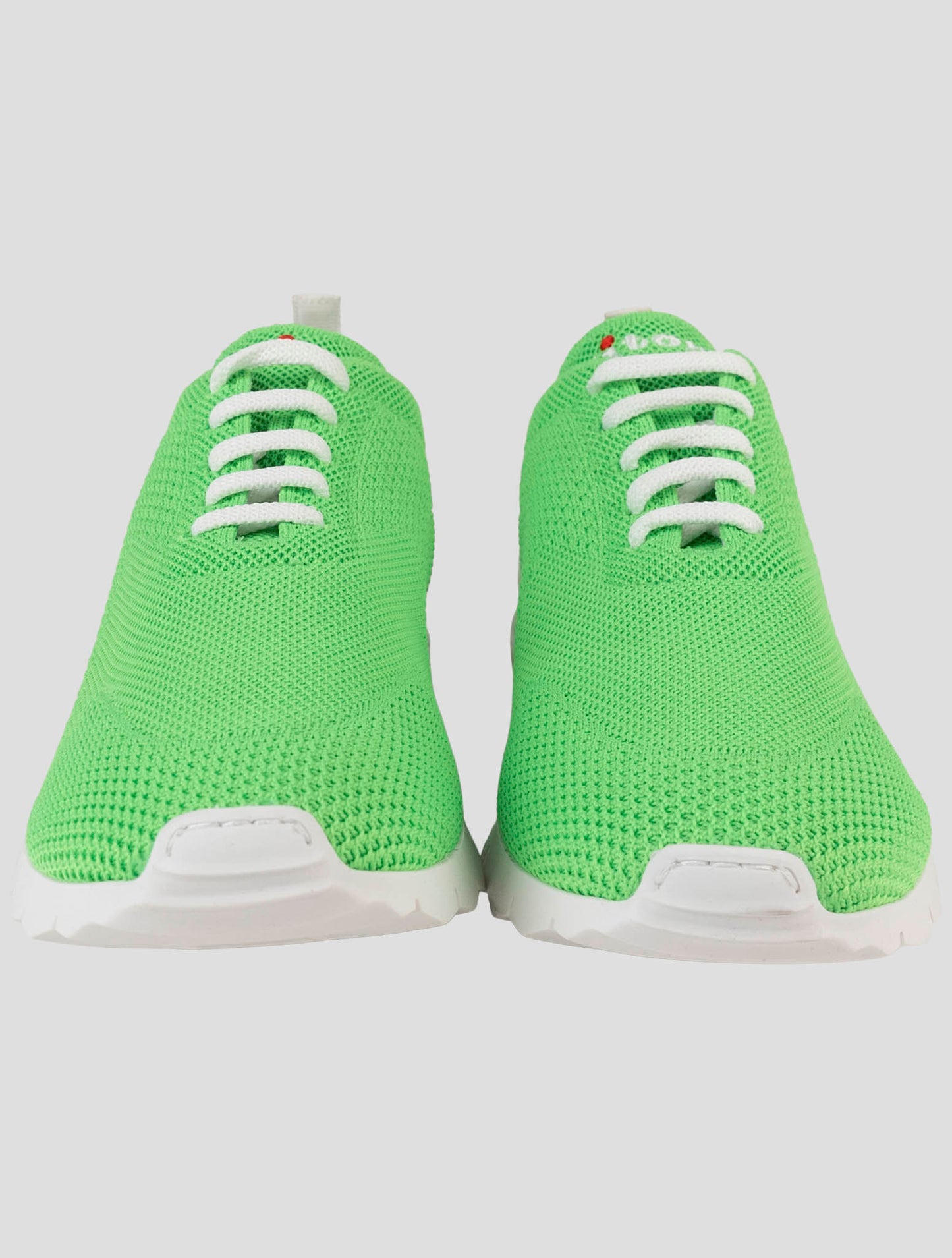 Kiton Green Cotton Ea Sneakers