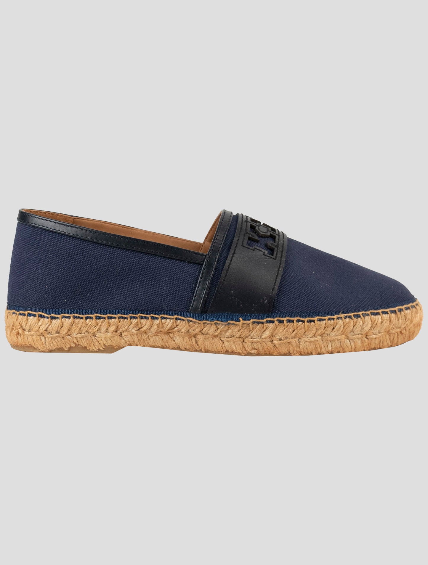 Kiton Knt Blue Cotton Espadrillas