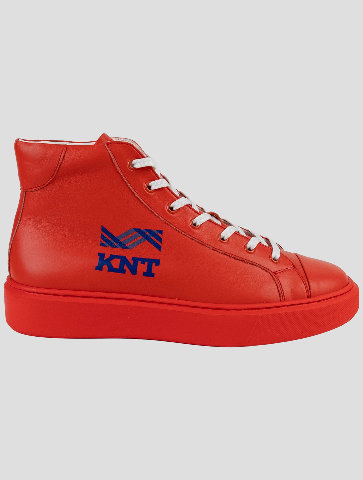 Kiton Knt Red Leather Boots