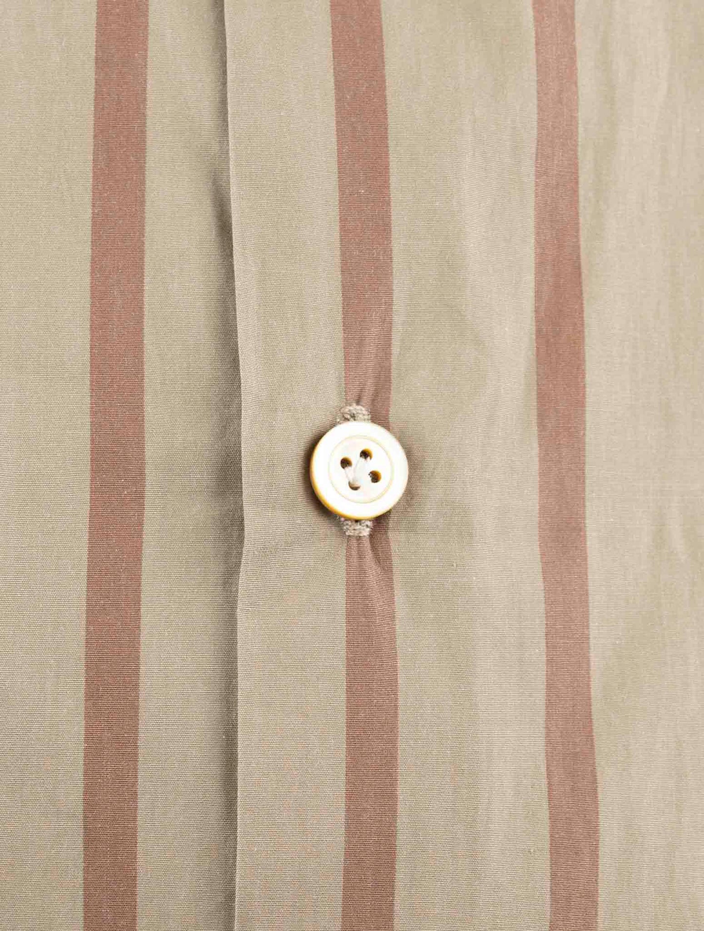 Kiton Brown Cotton Shirt