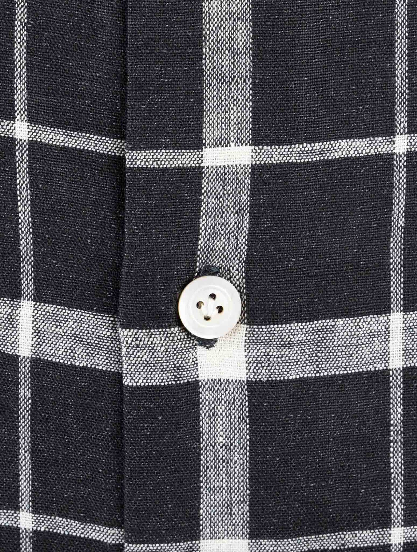 Kiton Dark Gray Linen Pl Ea Shirt