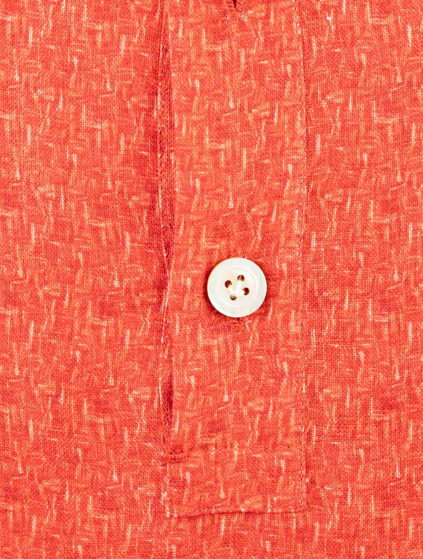 Kiton Red Linen Sweater Polo