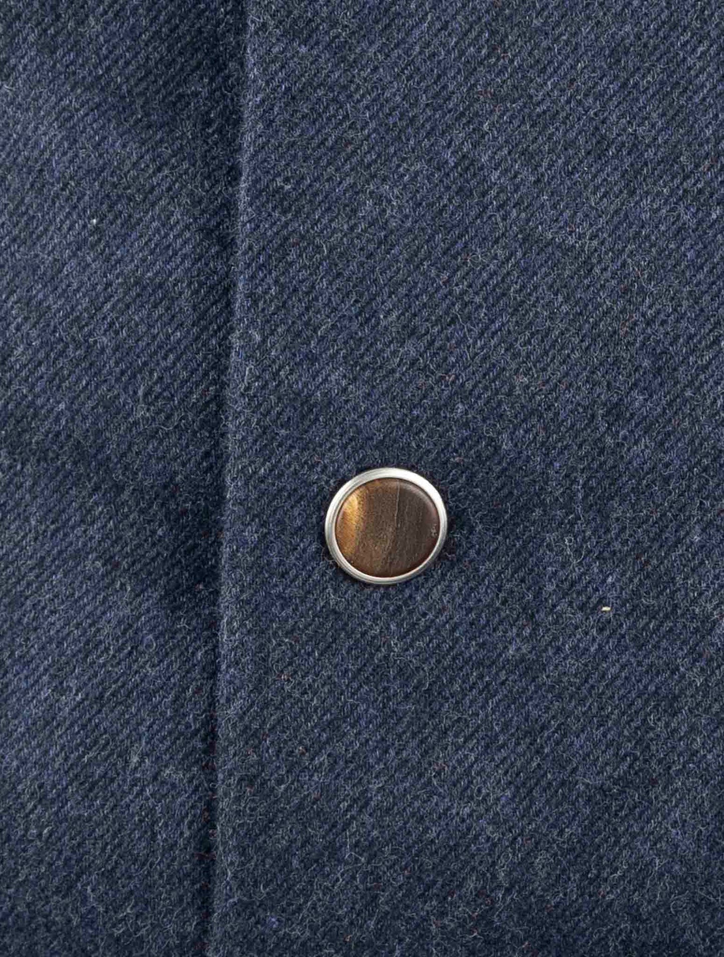 Kiton Dark Blue Cotton Shirt