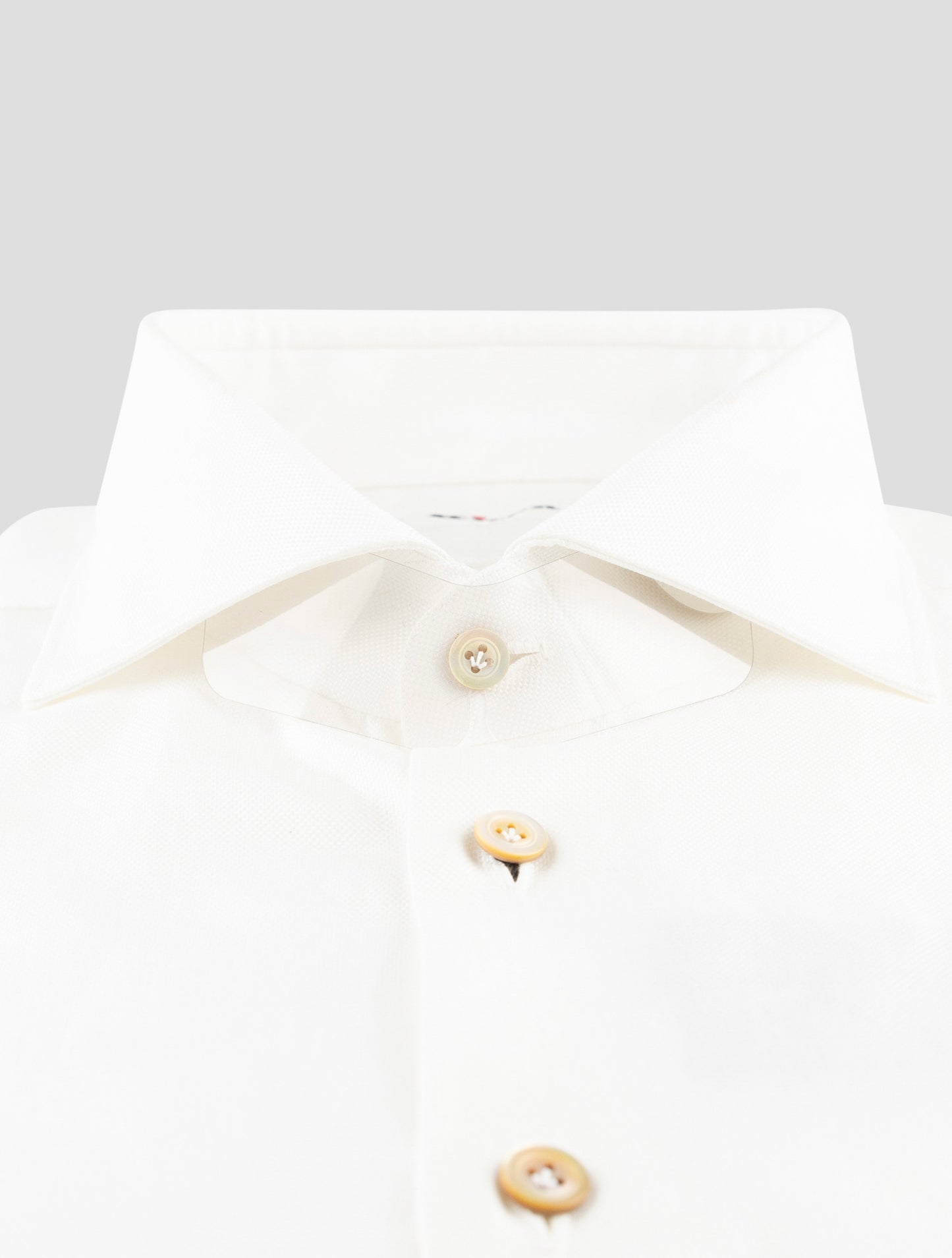 Kiton White Cotton Shirt