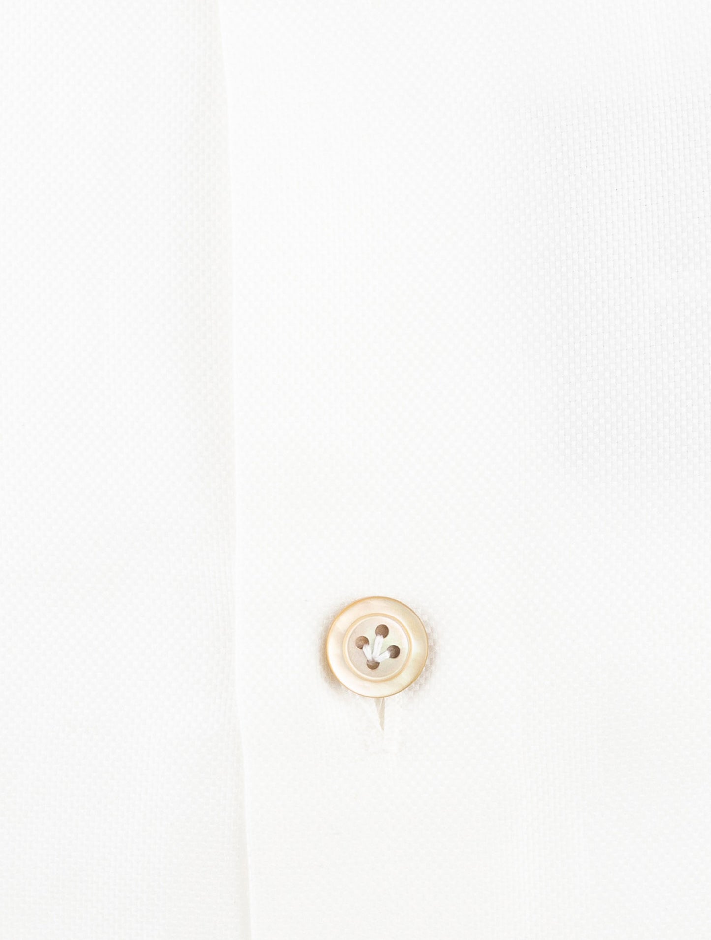 Kiton White Cotton Shirt