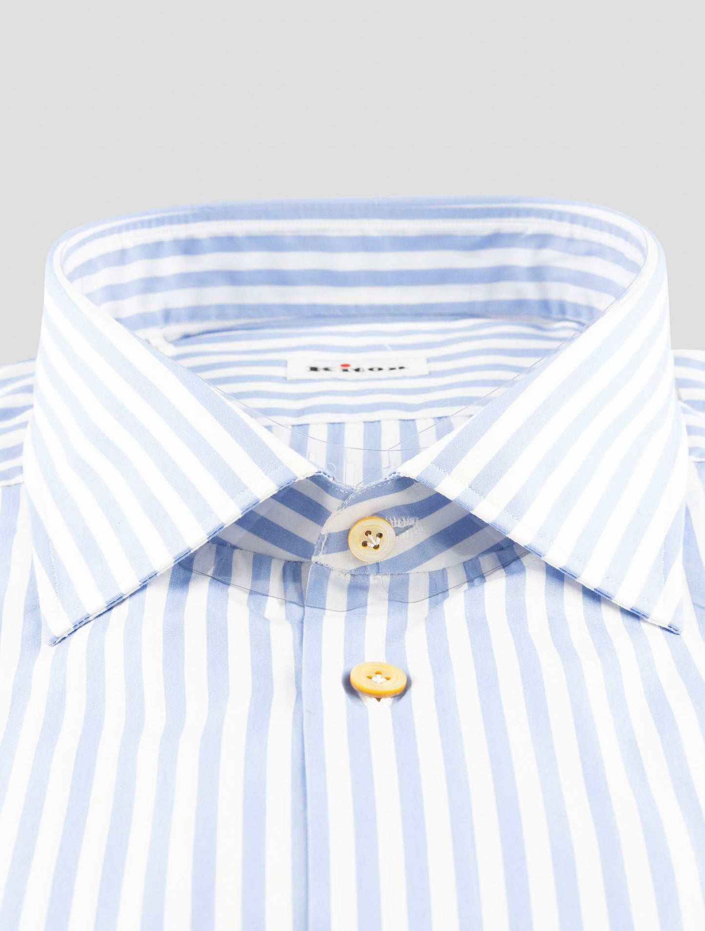 Kiton Light Blue Cotton Shirt
