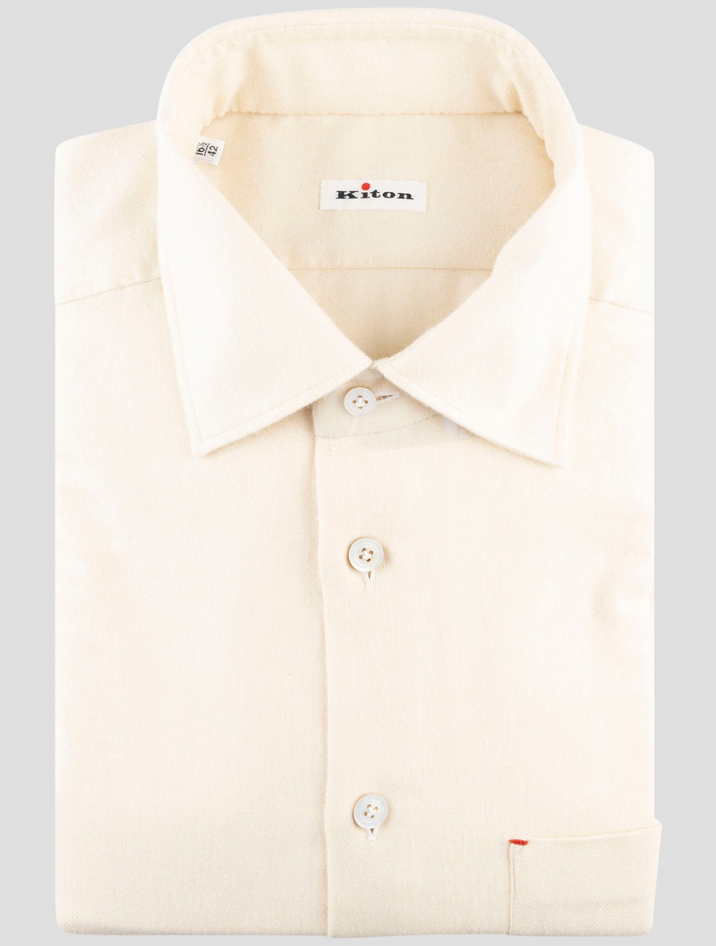 Kiton Yellow Cotton Shirt