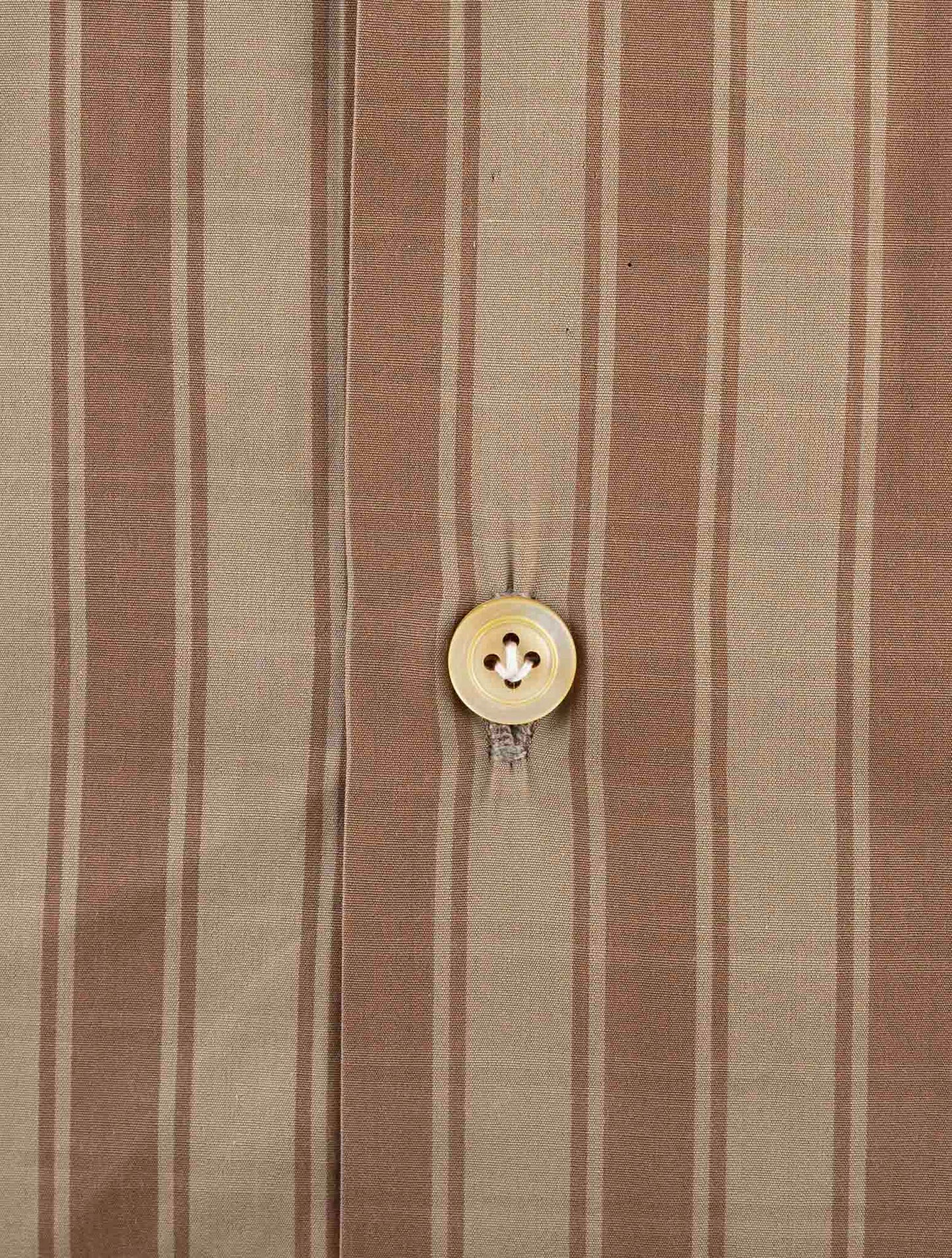 Kiton Brown Cotton Shirt