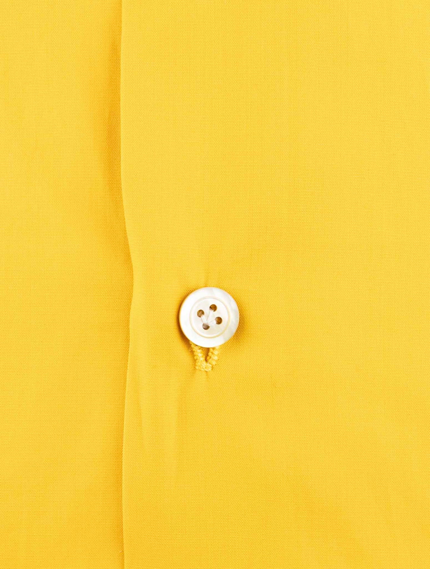 Kiton Yellow Cotton Shirt