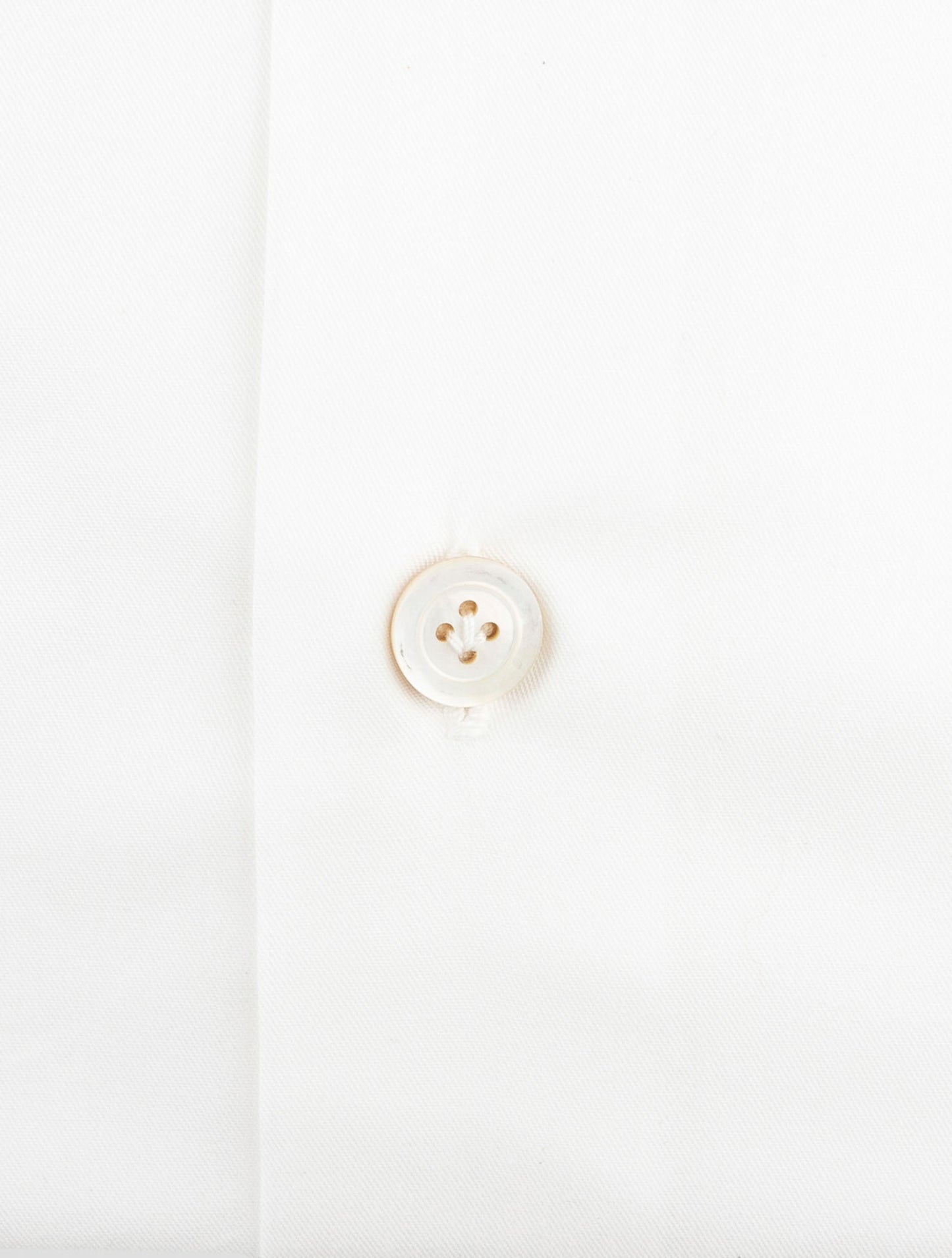 Kiton White Cotton Shirt