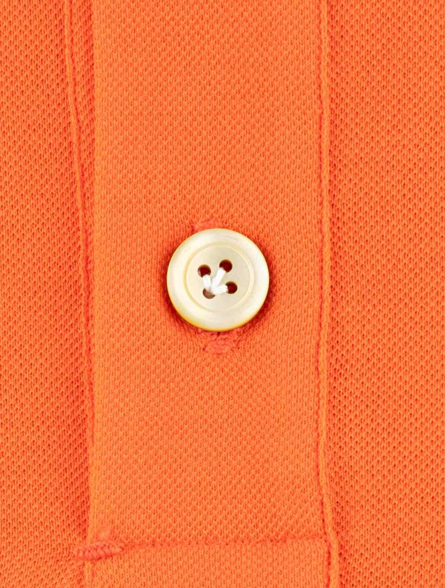 Kiton Orange Cotton Polo