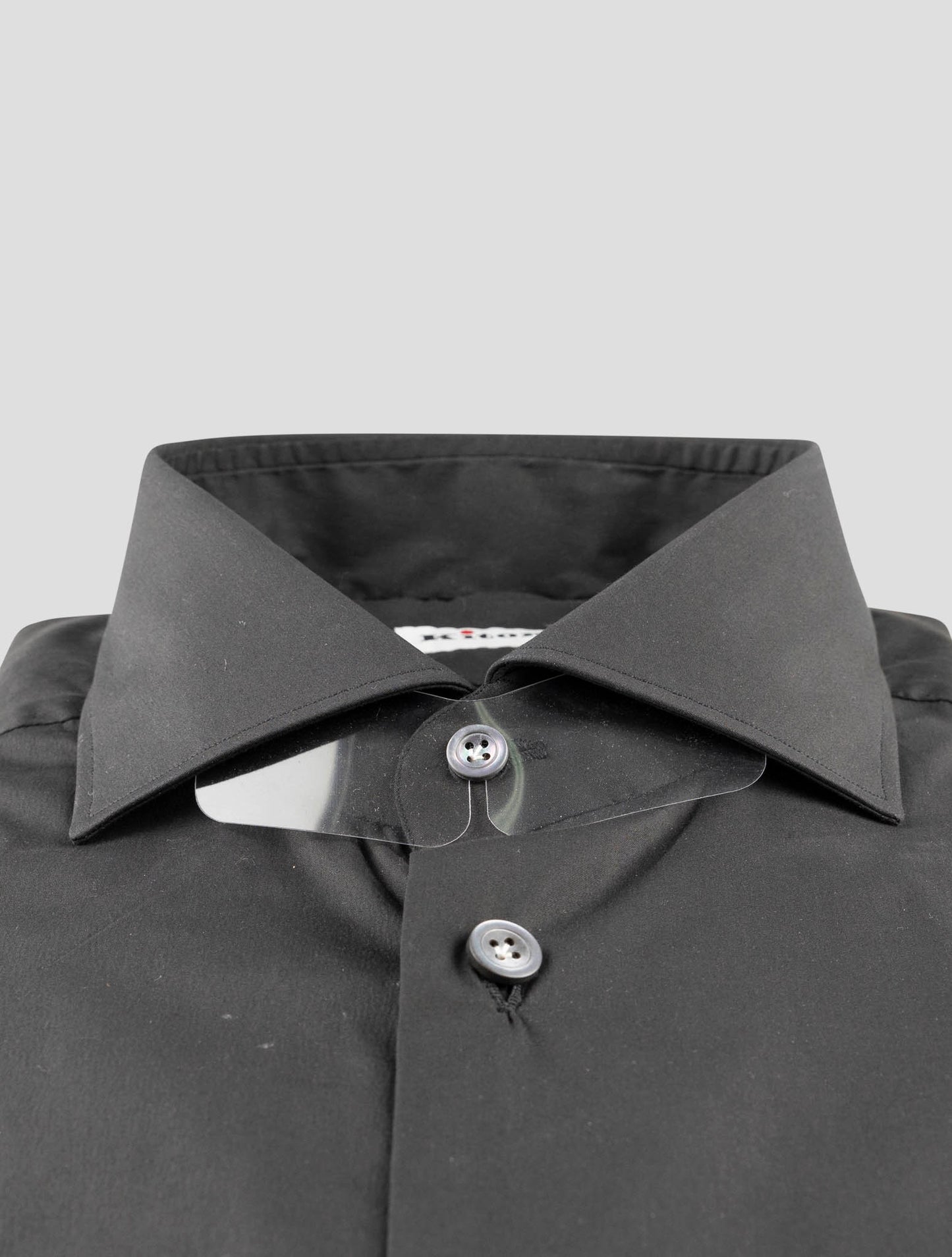 Kiton Black Cotton Pa Ea Shirt