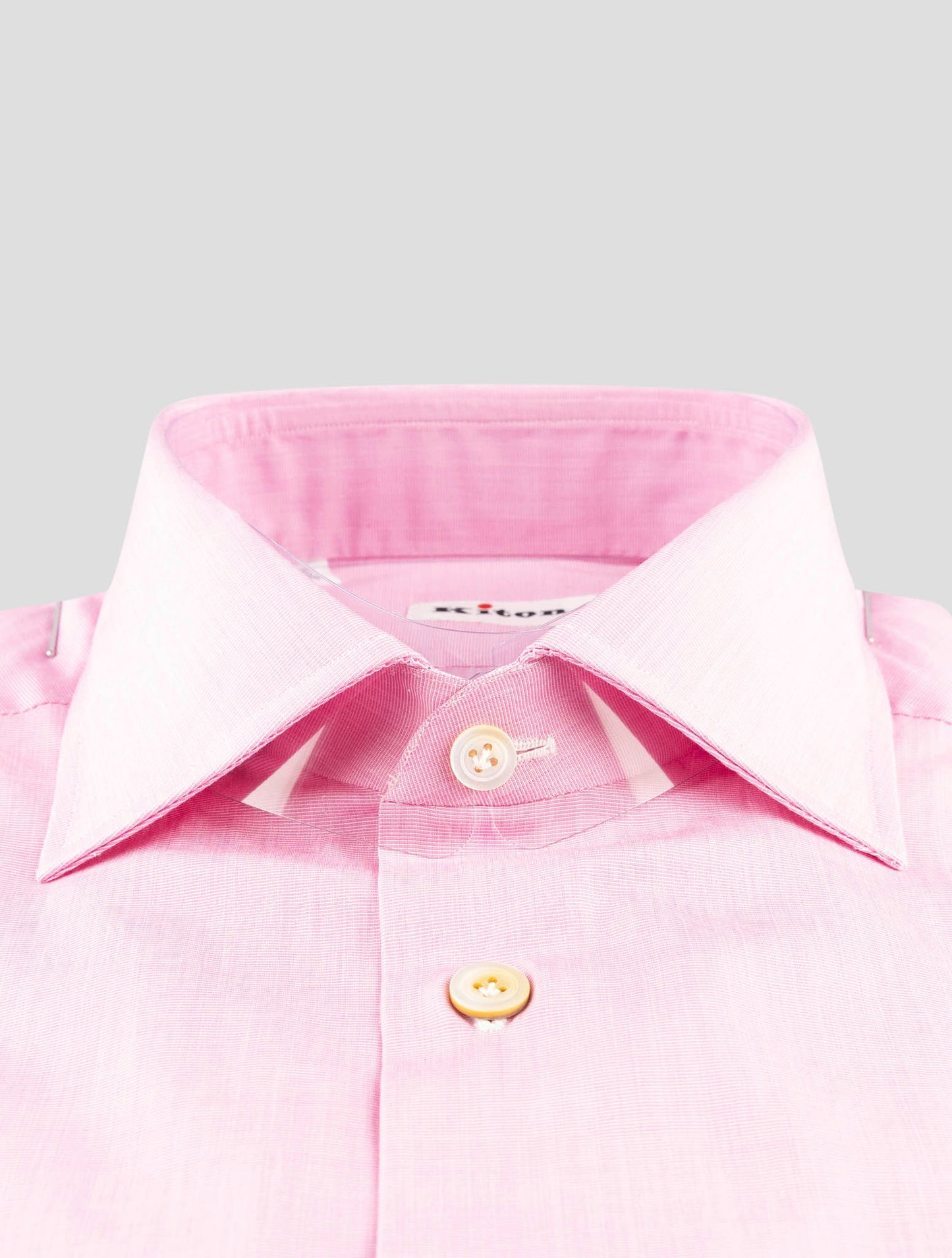 Kiton Pink Cotton Shirt