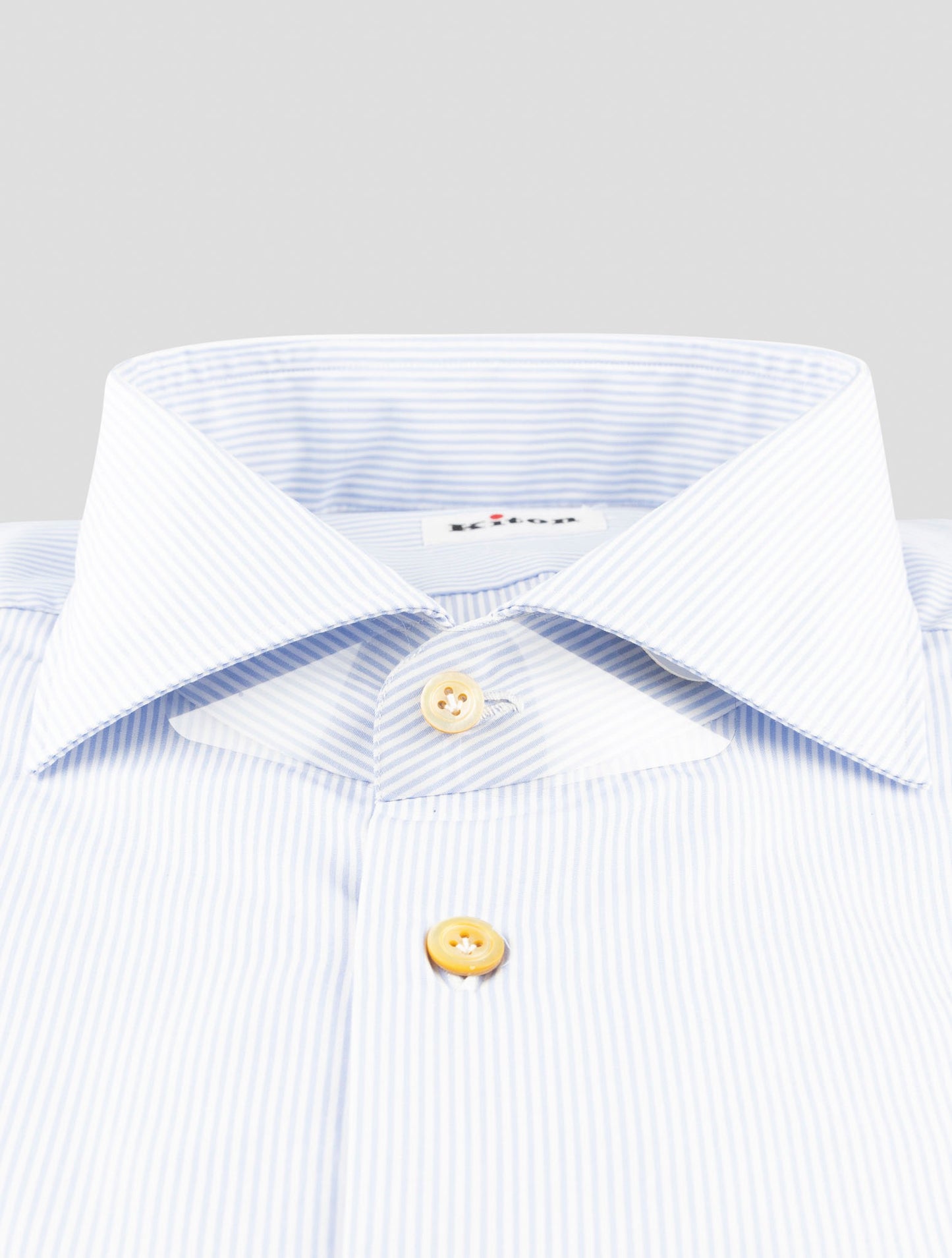 Kiton Light Blue Cotton Shirt