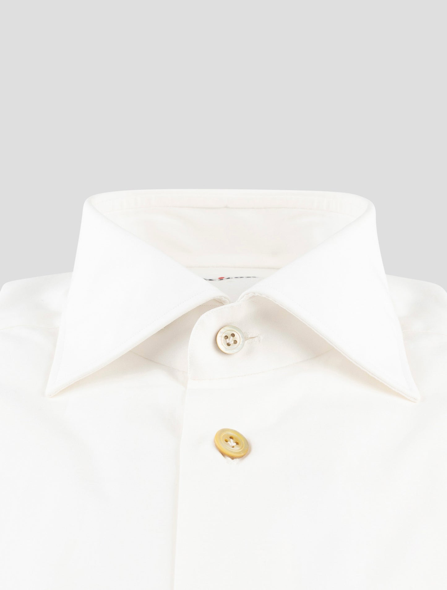 Kiton White Cotton Shirt