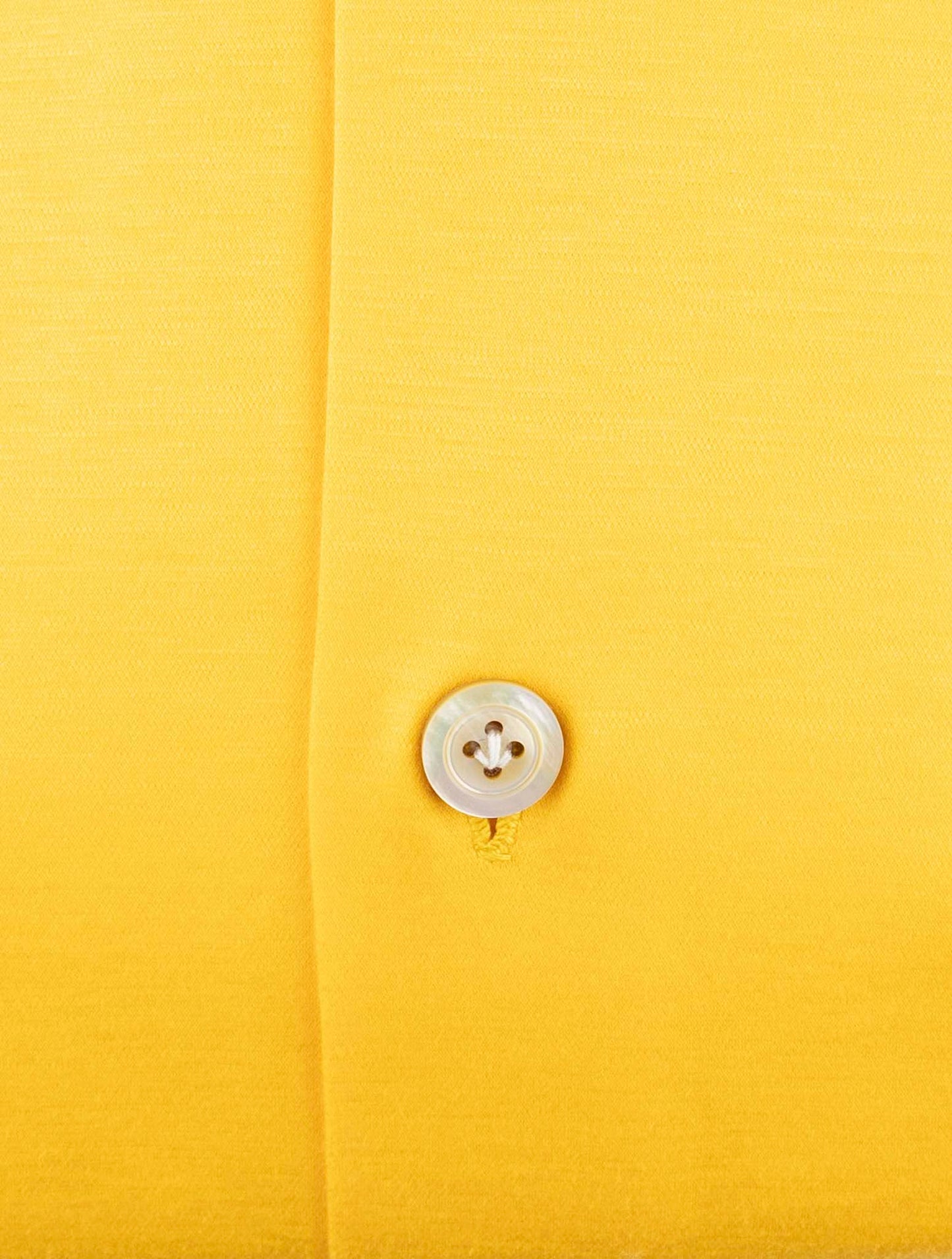 Kiton Yellow Cotton Shirt