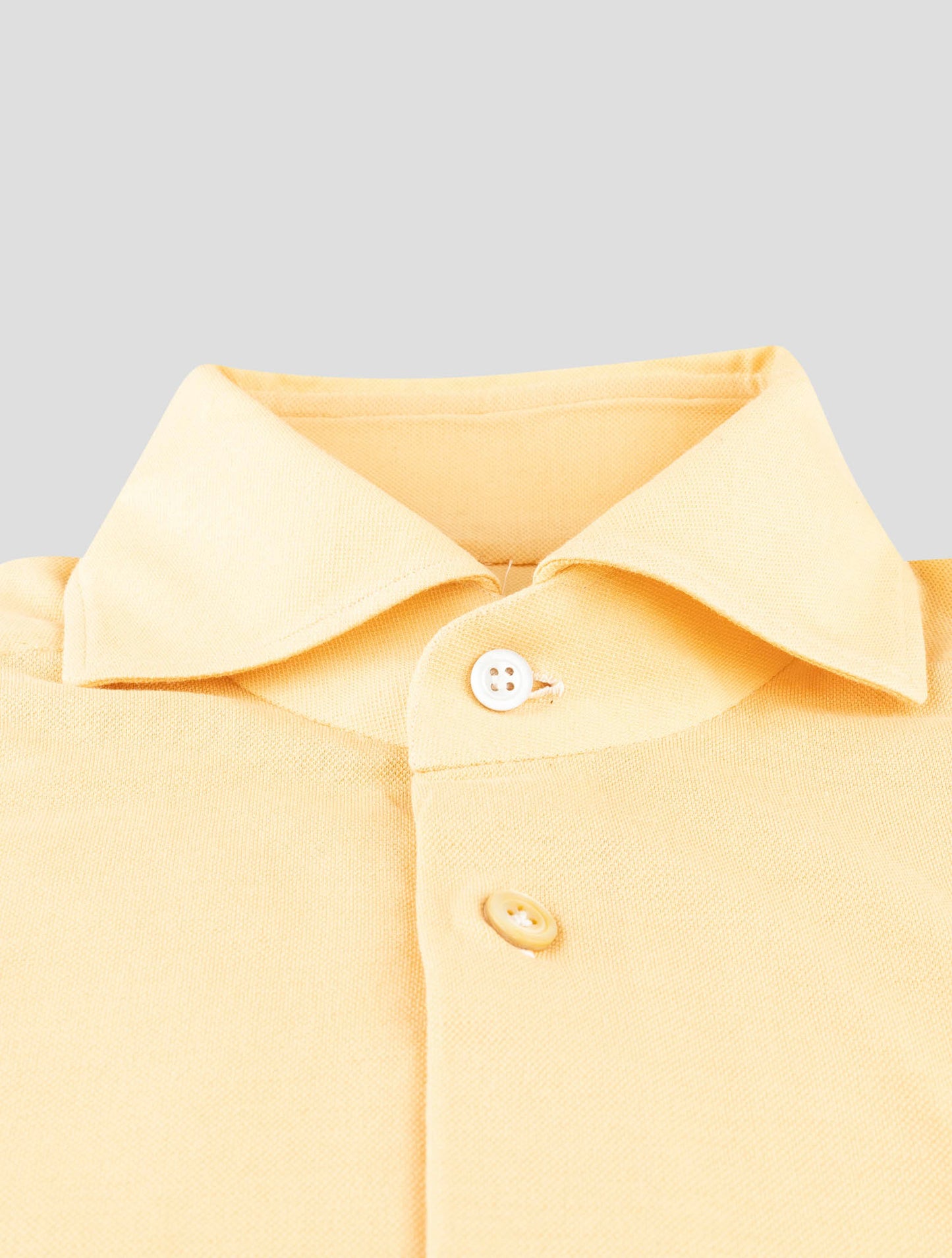 Kiton Yellow Cotton Shirt