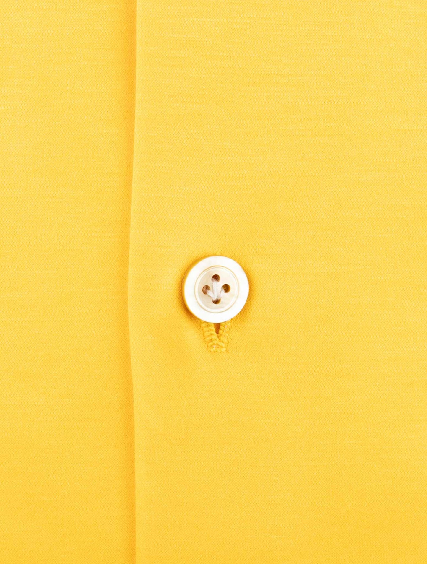 Kiton Yellow Cotton Shirt