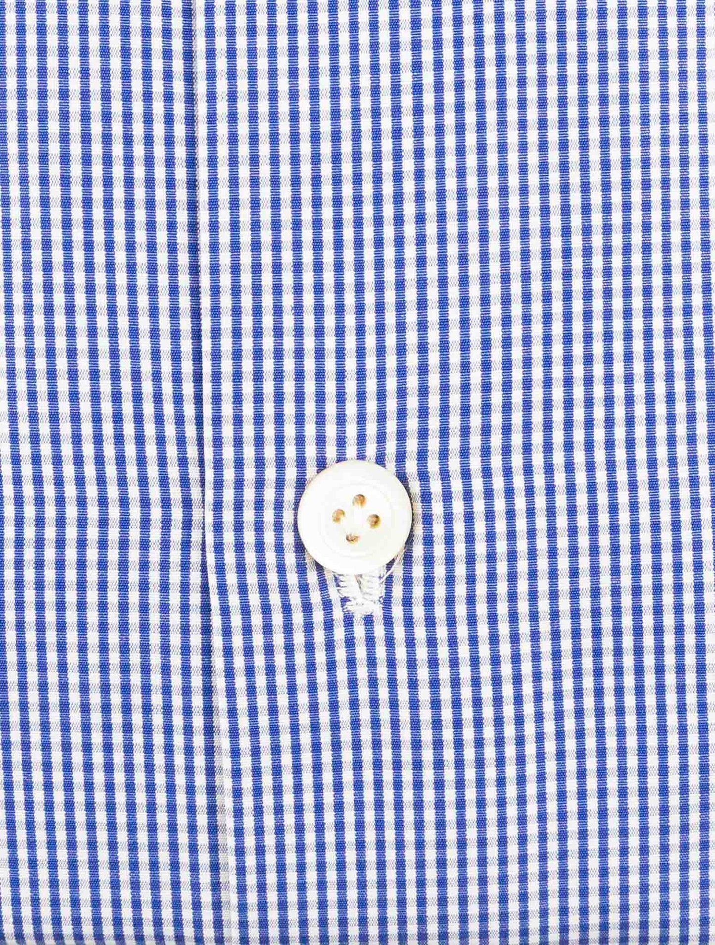 Kiton Blue Cotton Shirt
