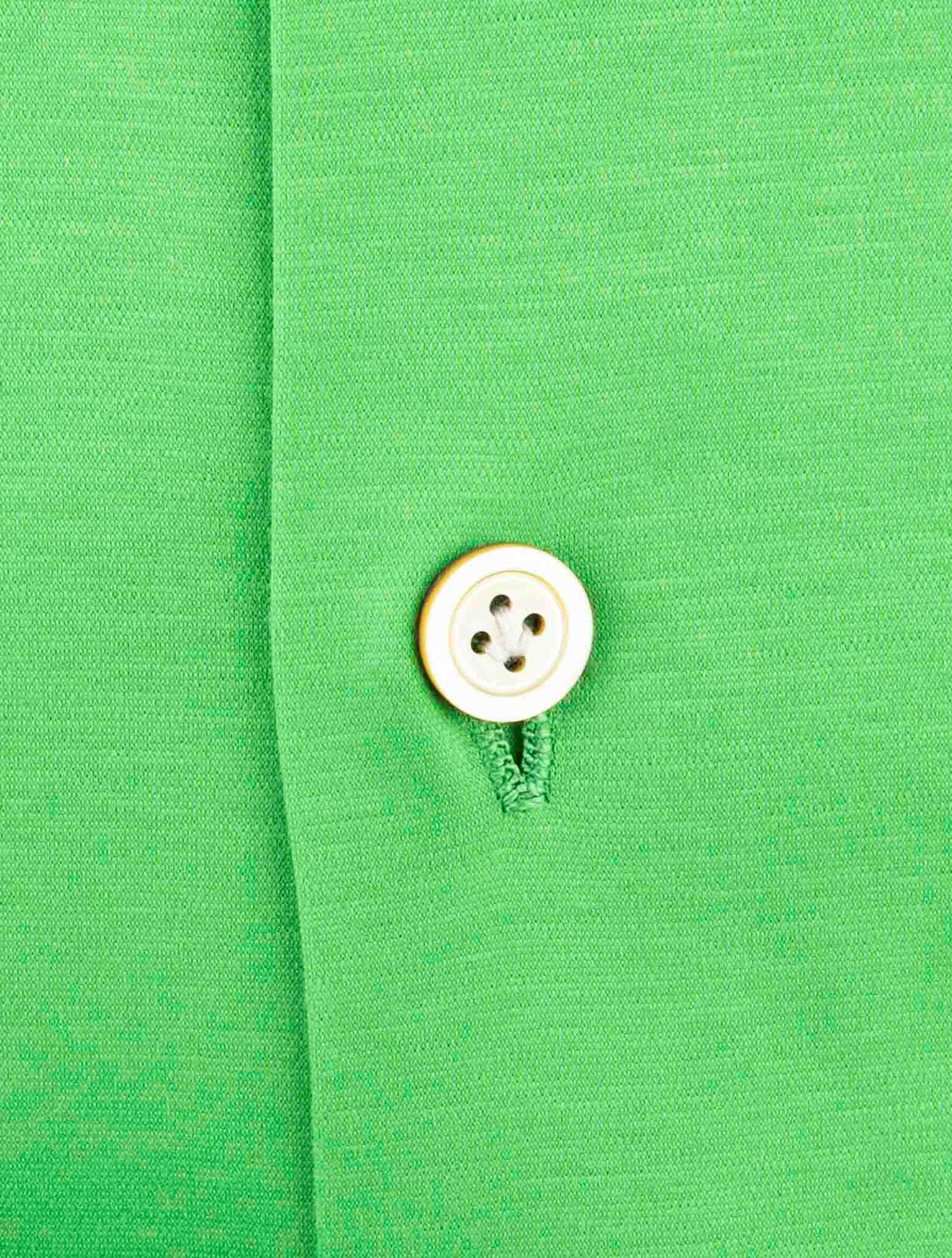 Kiton Green Cotton Shirt
