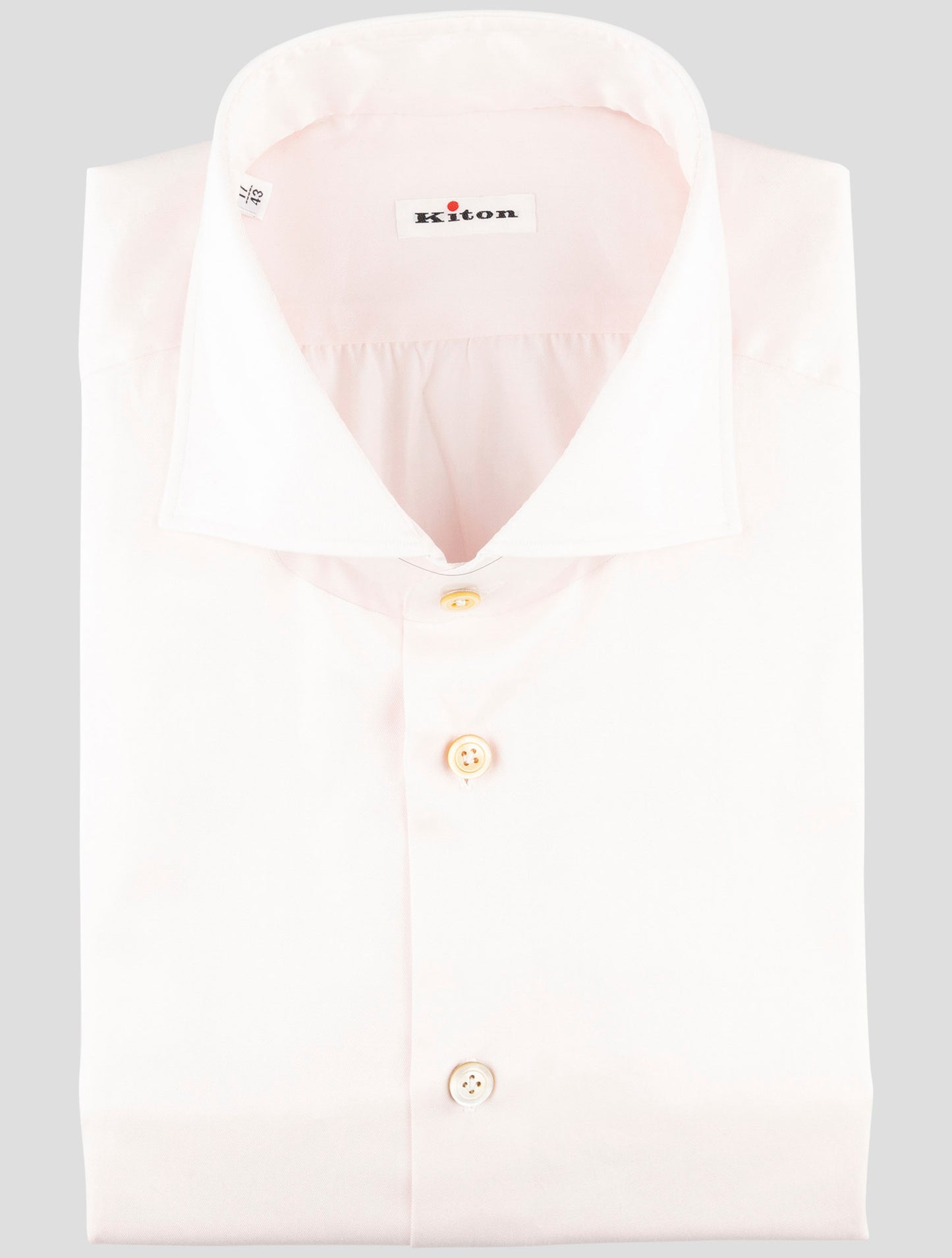Kiton White Cotton Shirt