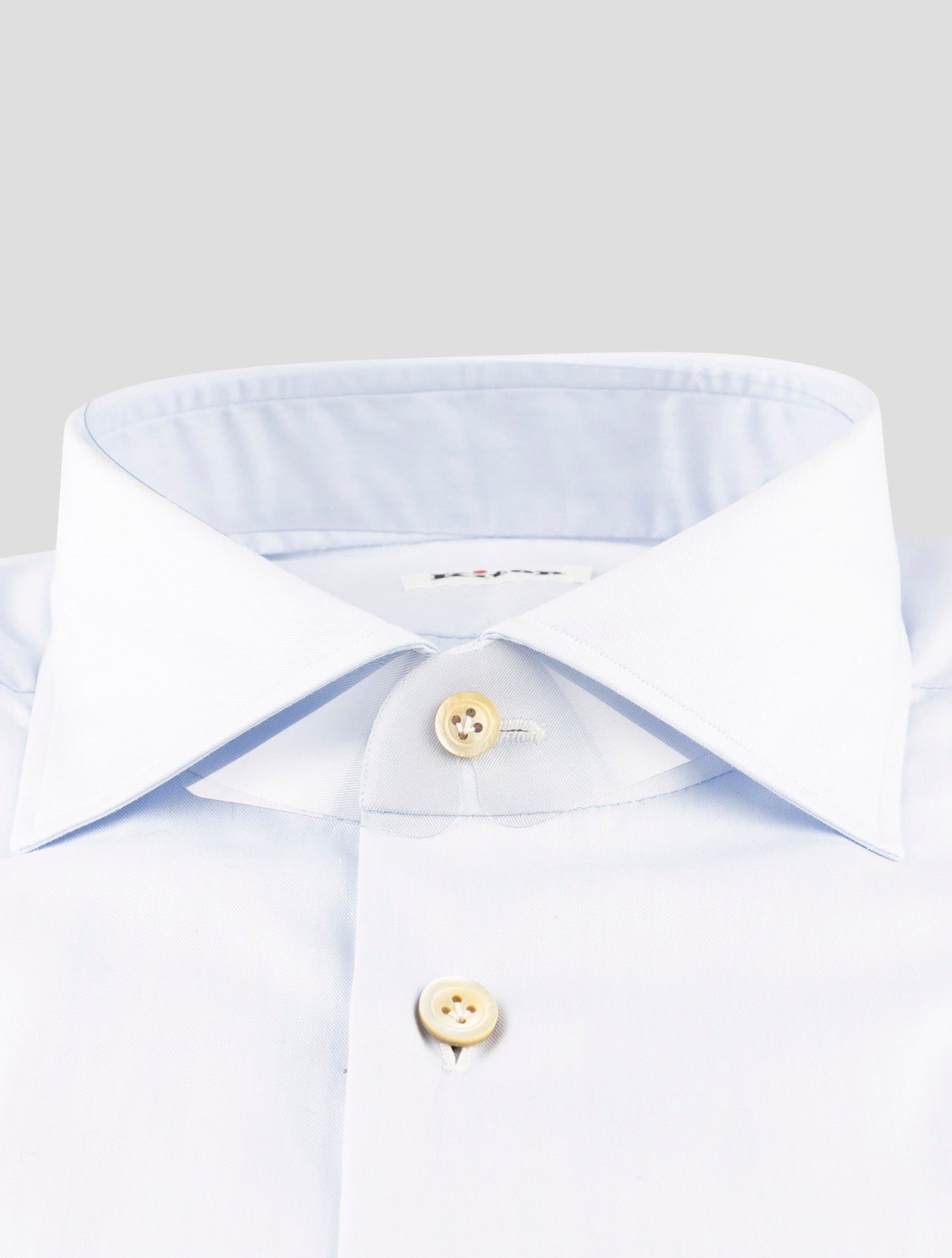 Kiton Light Blue Cotton Shirt