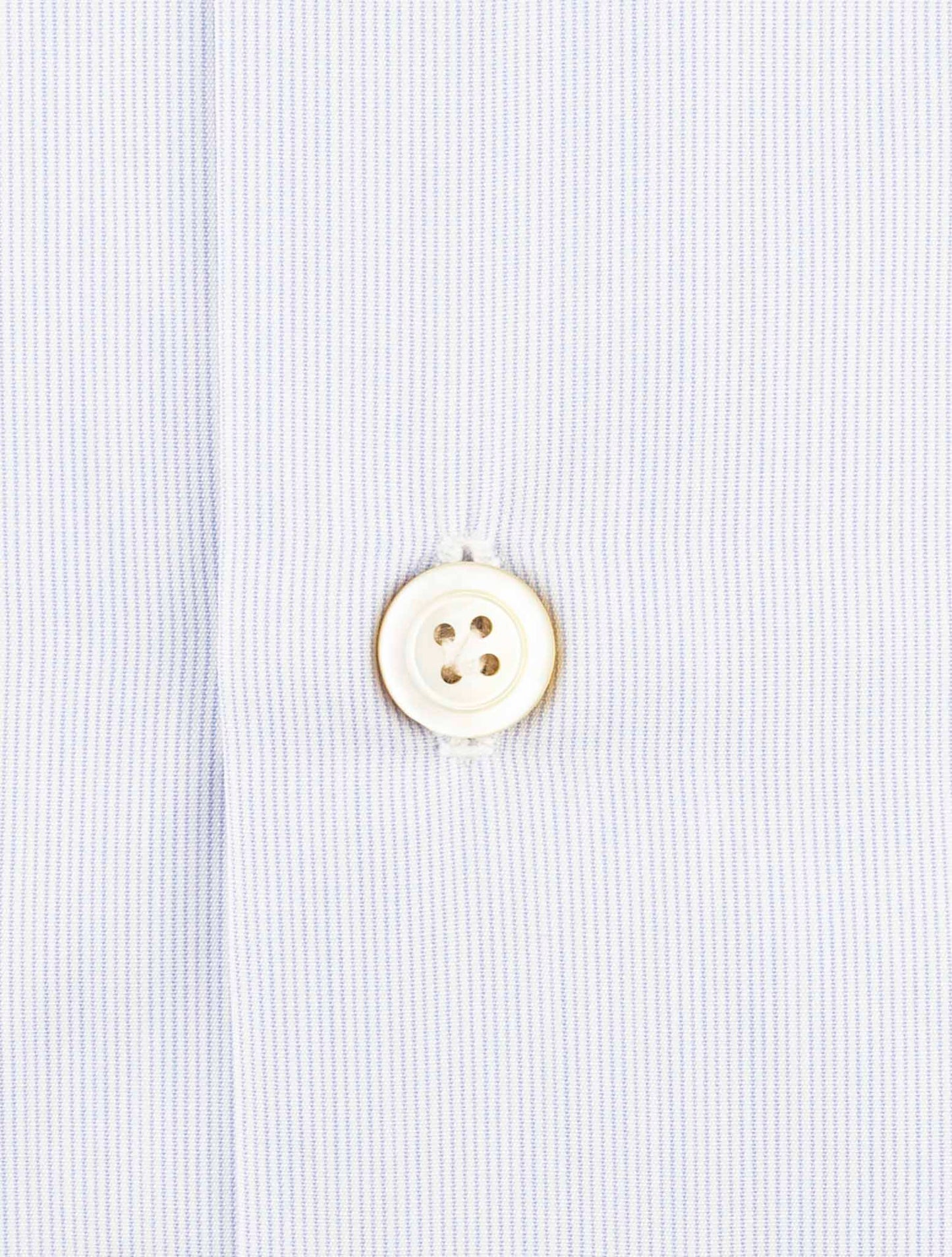 Kiton Blue Cotton Shirt
