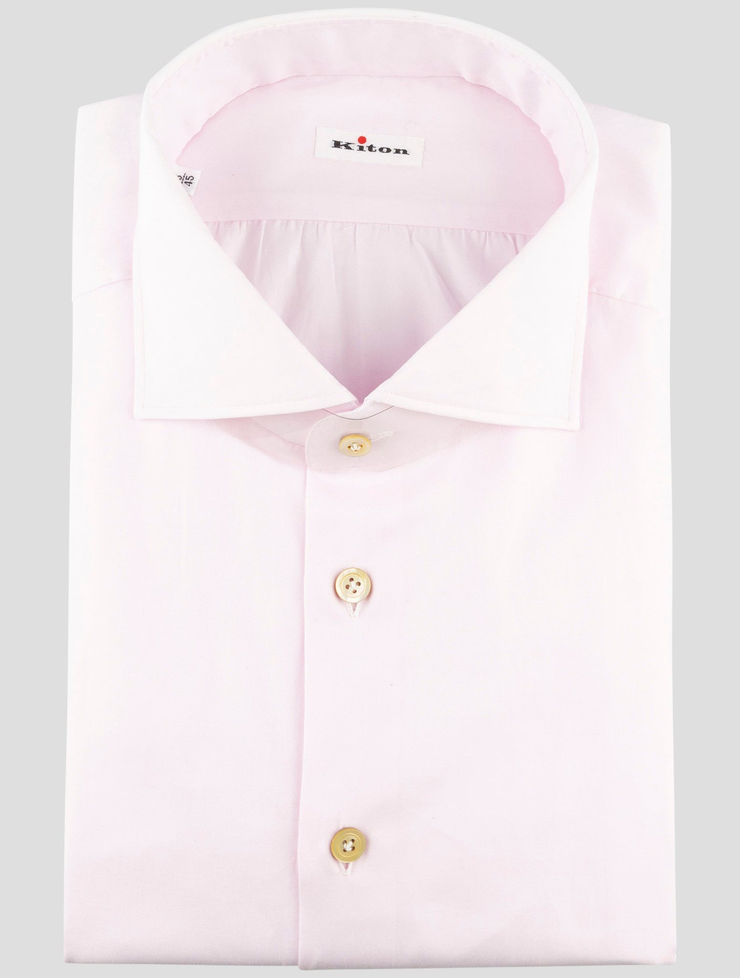 Kiton Gray Cotton Shirt