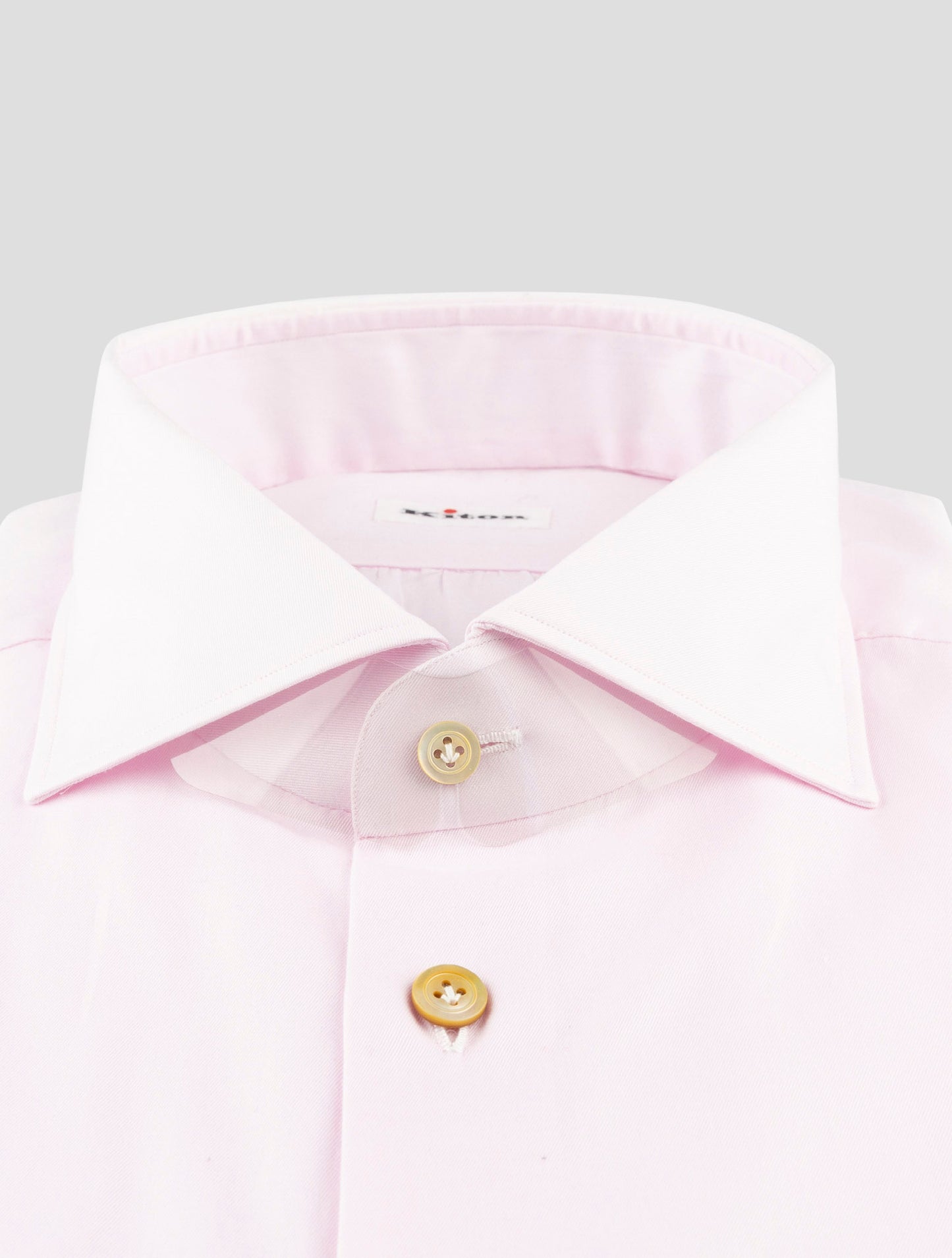Kiton Gray Cotton Shirt