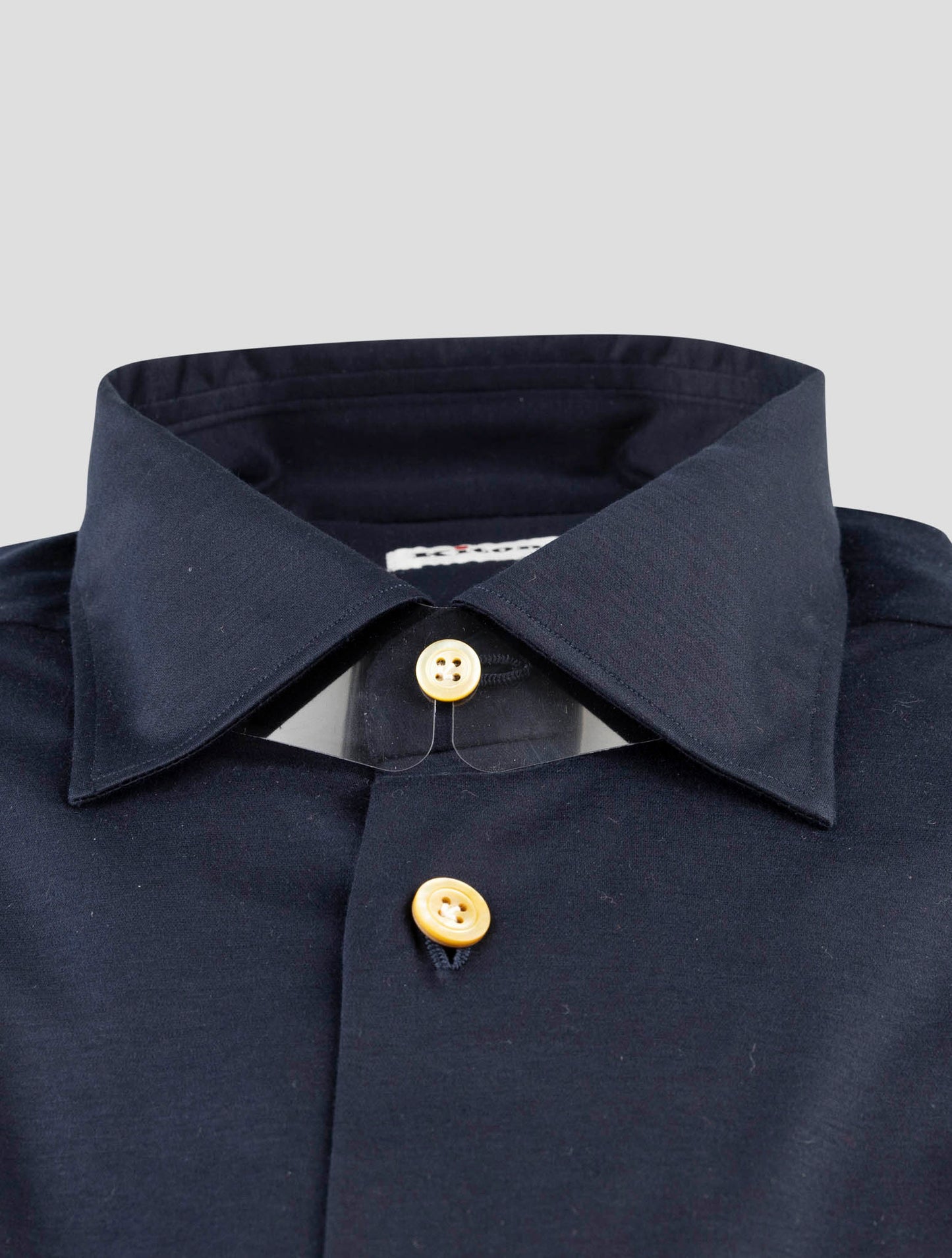 Kiton Black Cotton Shirt