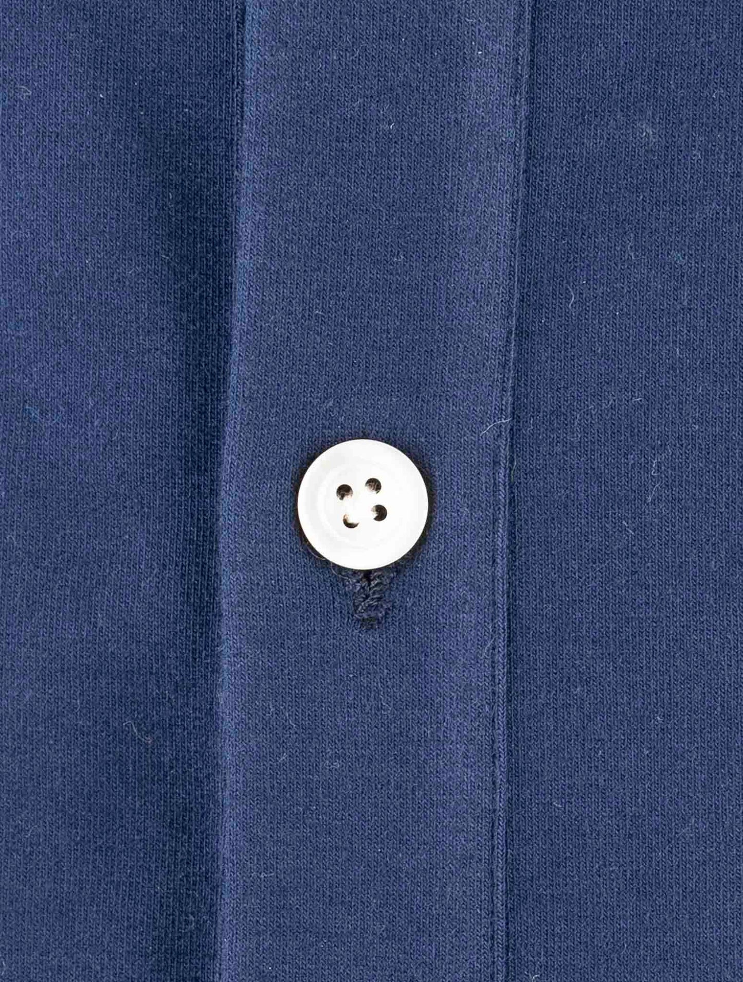 Kiton Blue Cotton Ea Shirt