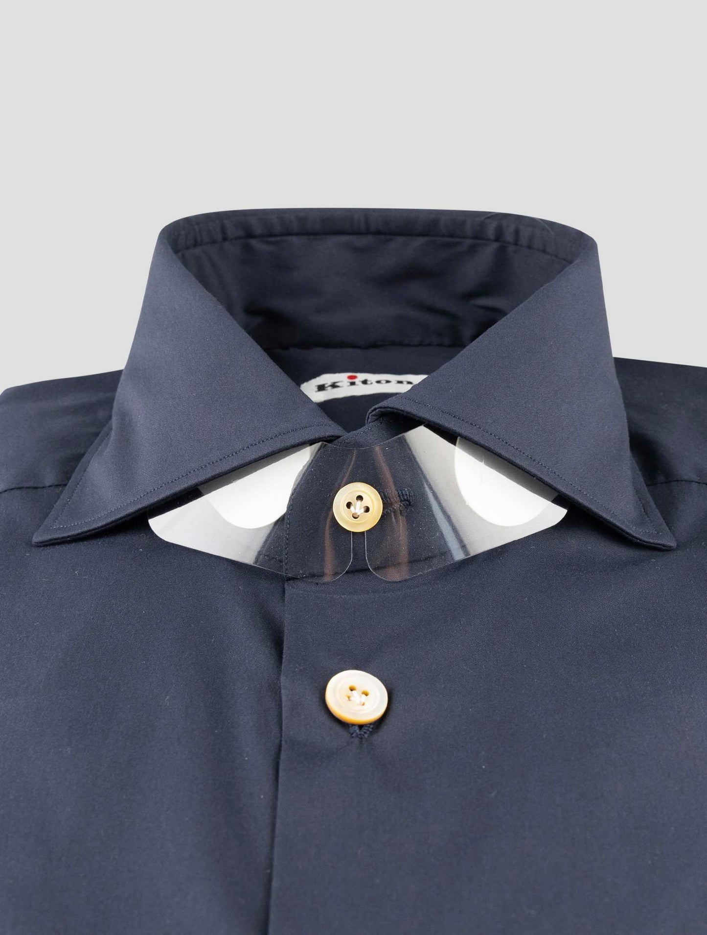 Kiton Blue Cotton Pa Ea Shirt