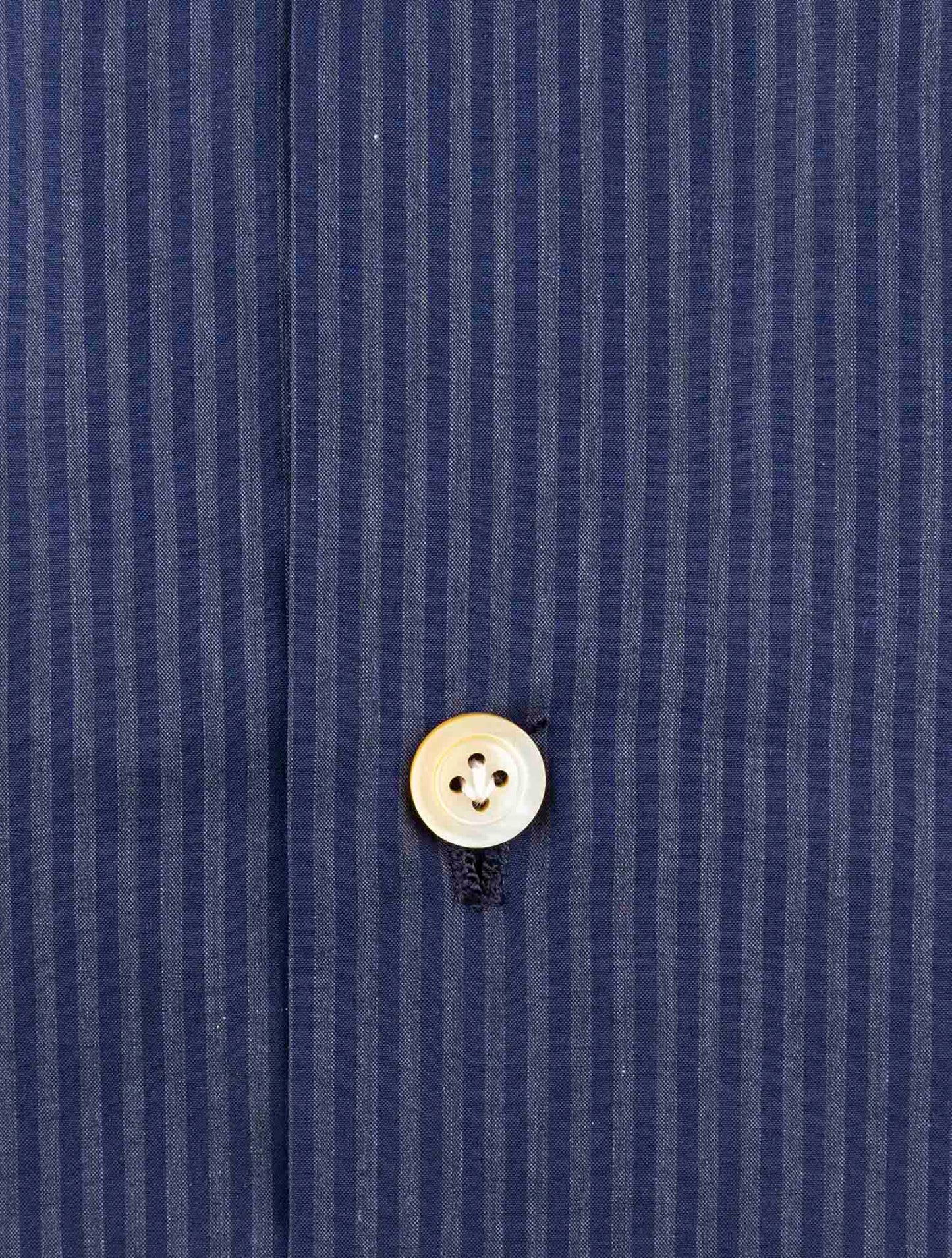 Kiton Blue Gray Cotton Shirt