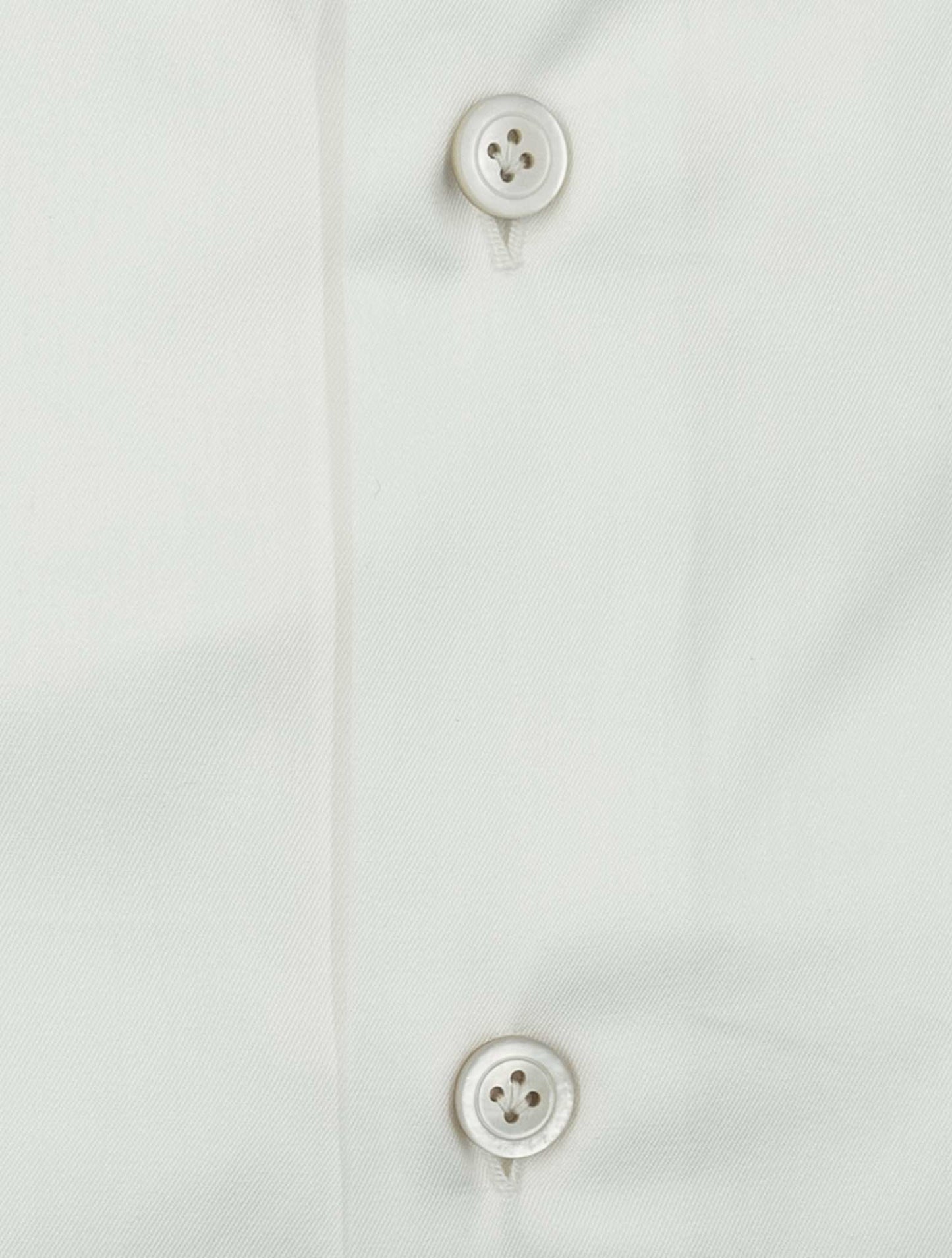 Kiton White Cotton Shirt