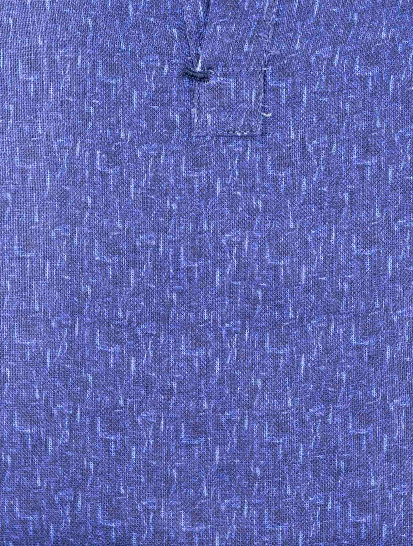 Kiton Blue Linen Shirt