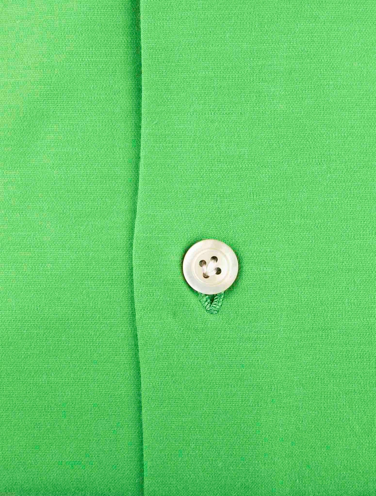 Kiton Green Cotton Shirt