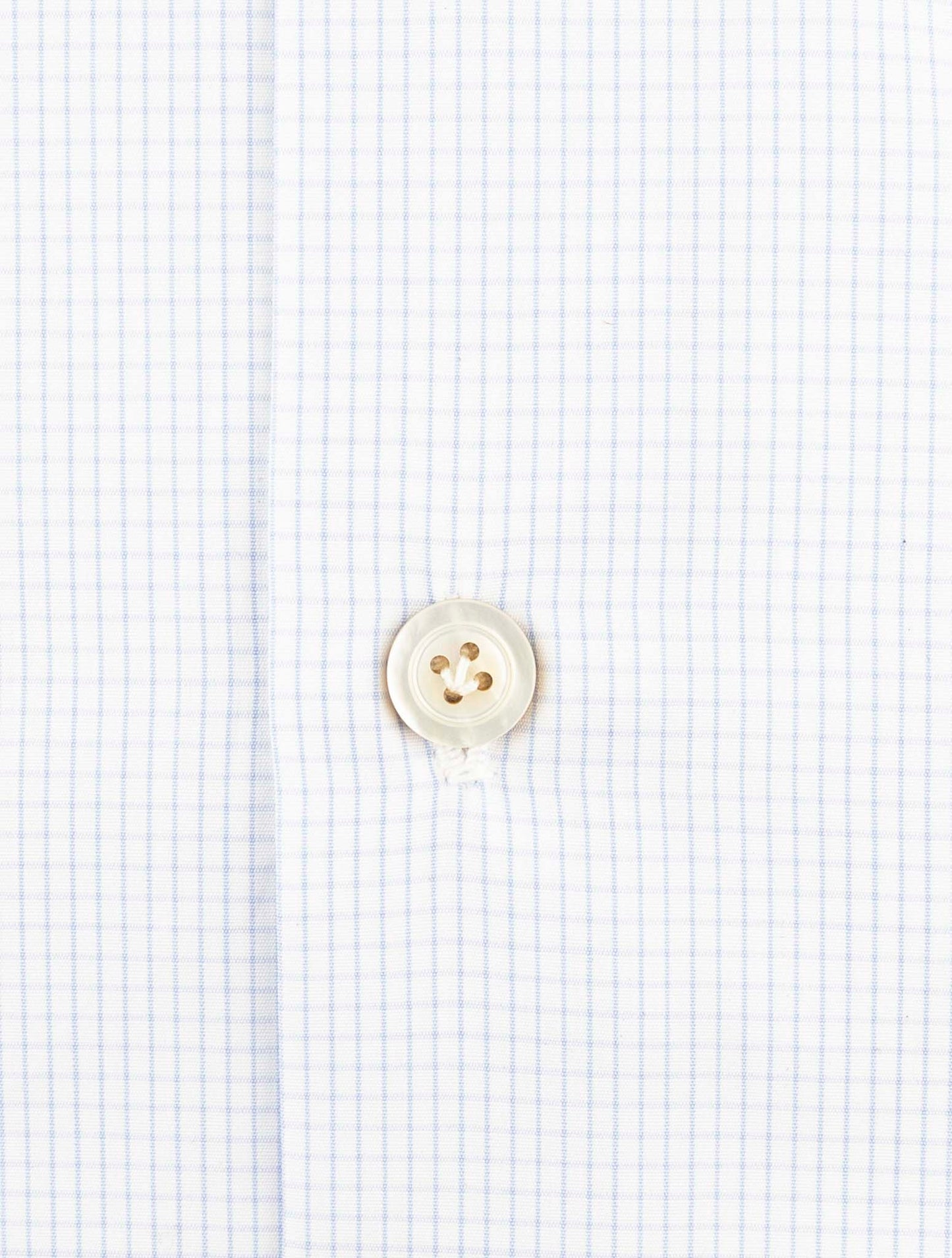 Kiton Light Blue White Cotton Shirt