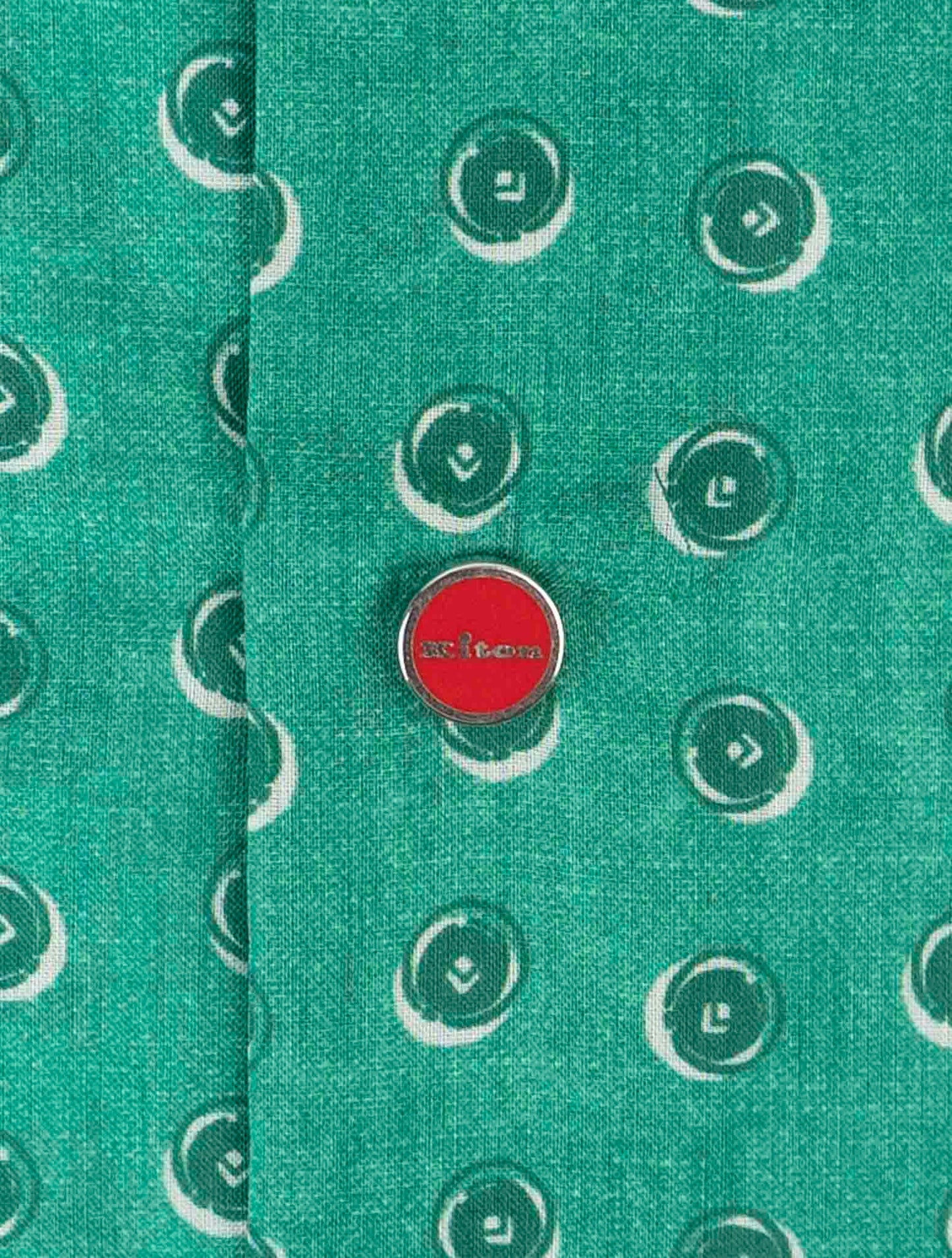 Kiton Green Cotton Shirt