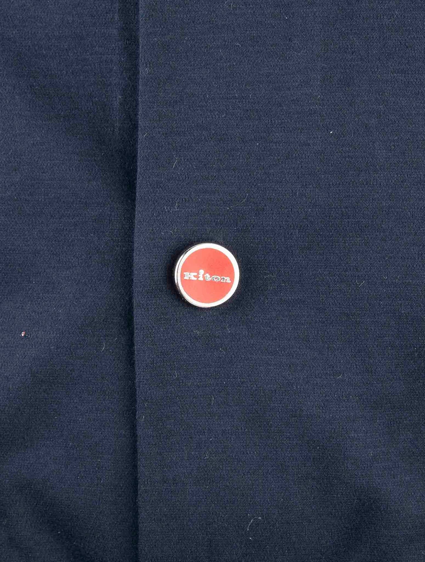 Kiton Blue Cotton Shirt