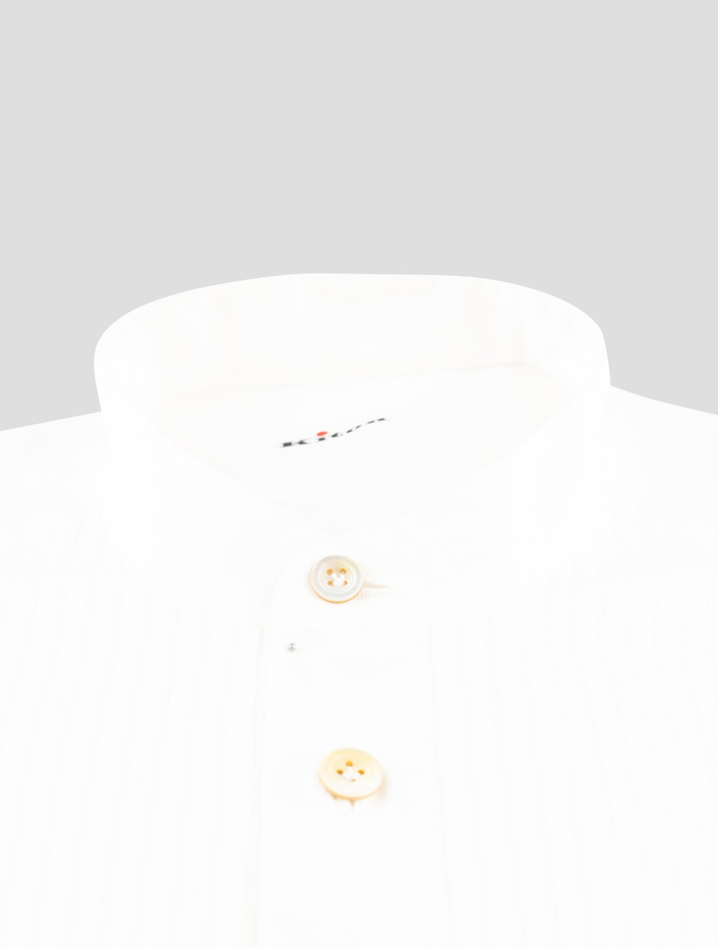Kiton White Cotton Shirt