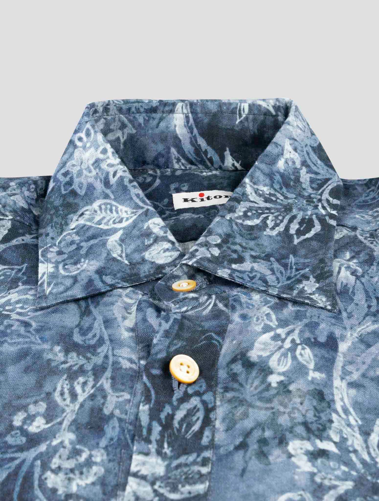 Kiton White Cotton Polo